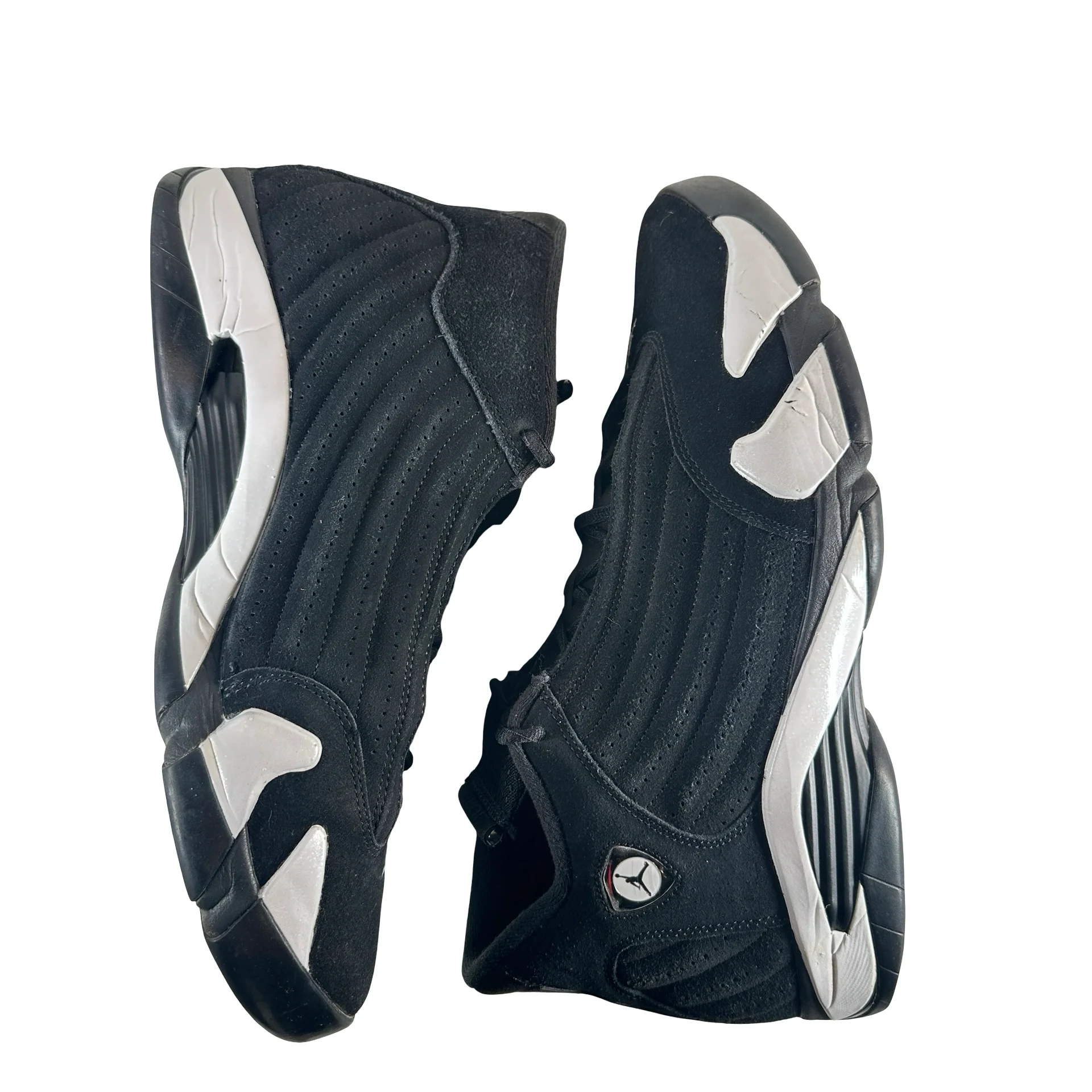 487471 016 Jordan 14 Retro Black White [USED] - 13 M (Used) - Image 5