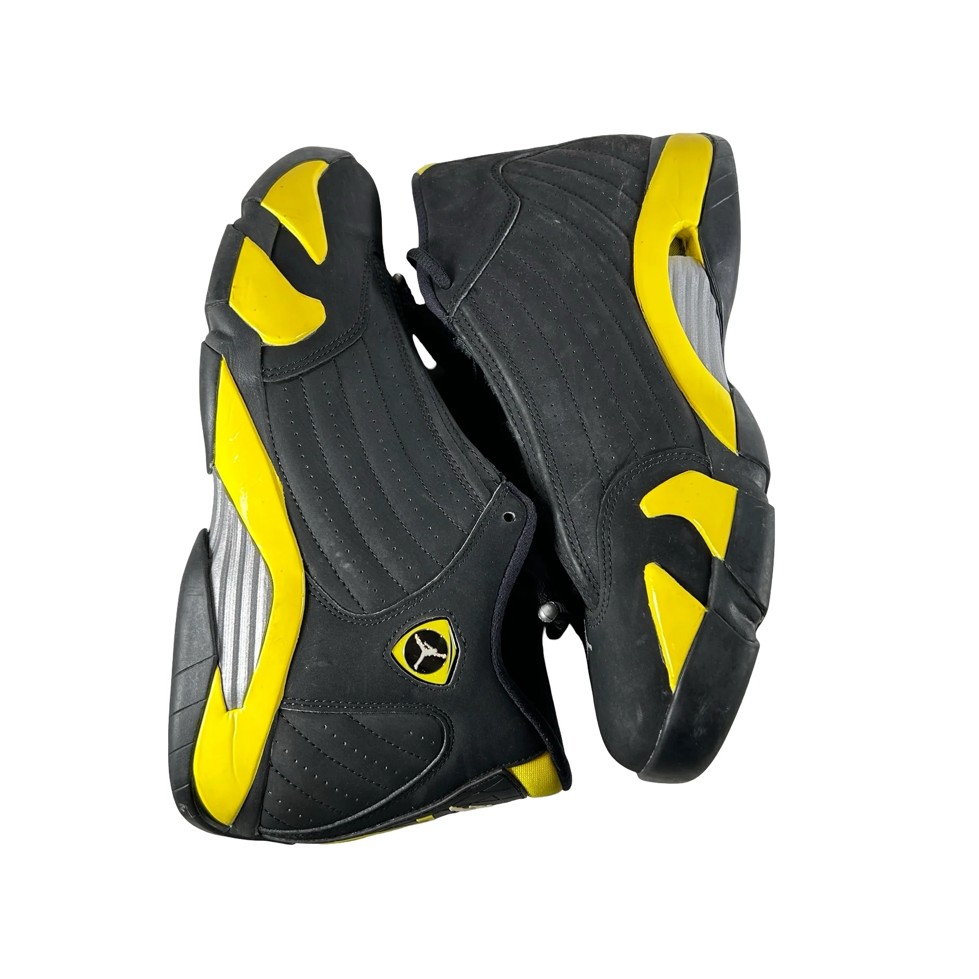 487471 070 Jordan 14 Retro Thunder [USED] - 11 M (Used) (No Box) - Image 4