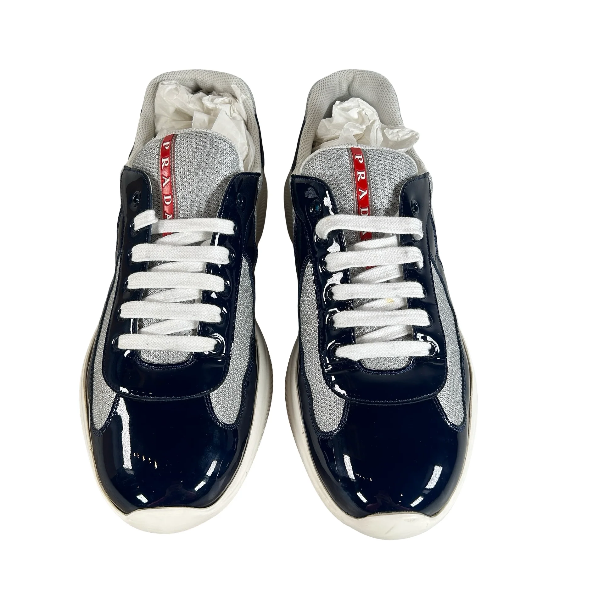 4E3400 ASZ F0FJT Prada America's Cup Royal Blue Silver [USED] - UK 11  / US 12 M (Used) - Image 2
