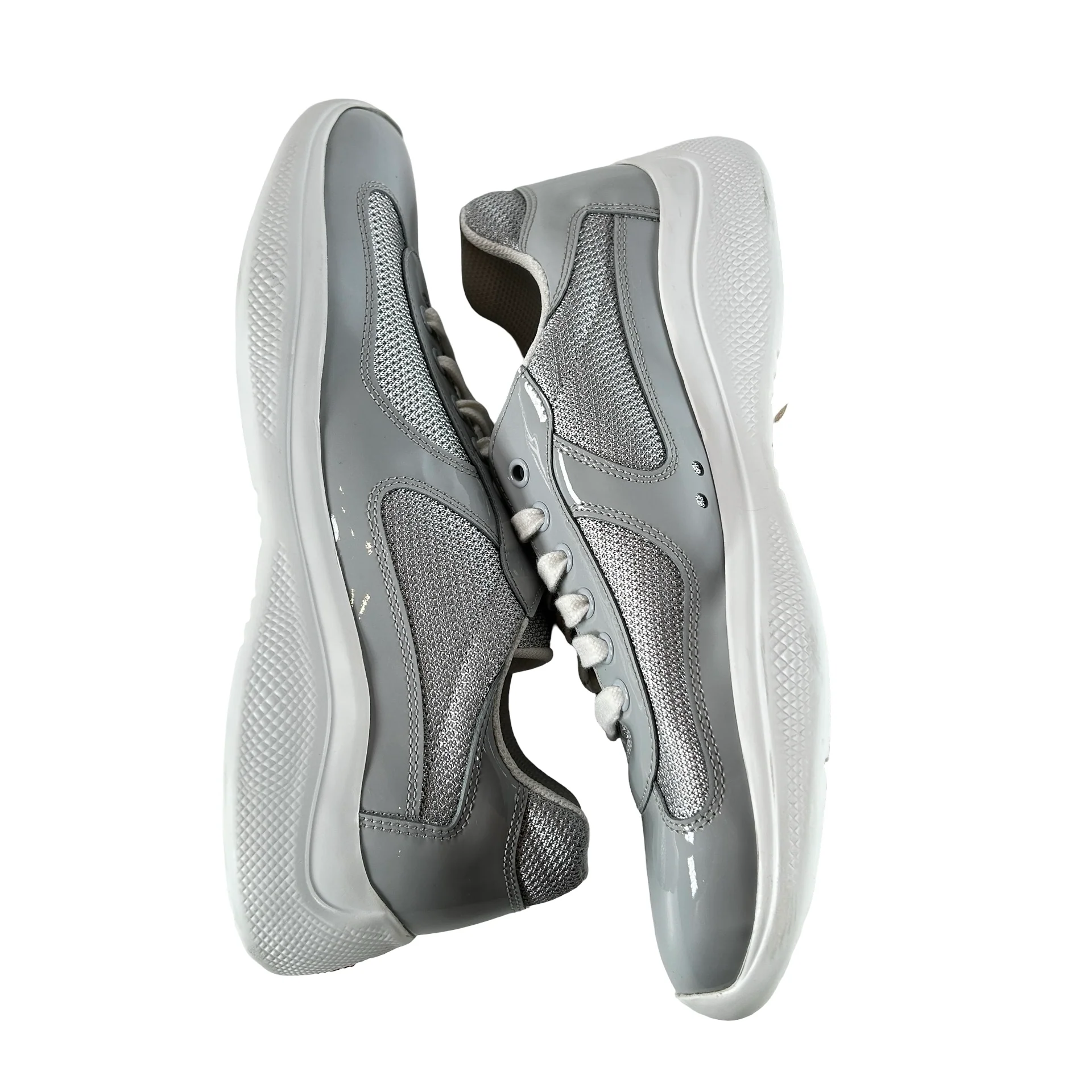 4E3400 ASZ F0I79 F G000 Prada America's Cup Pearl Silver [USED] - Prada 7 (Used) (No Box) - Image 4