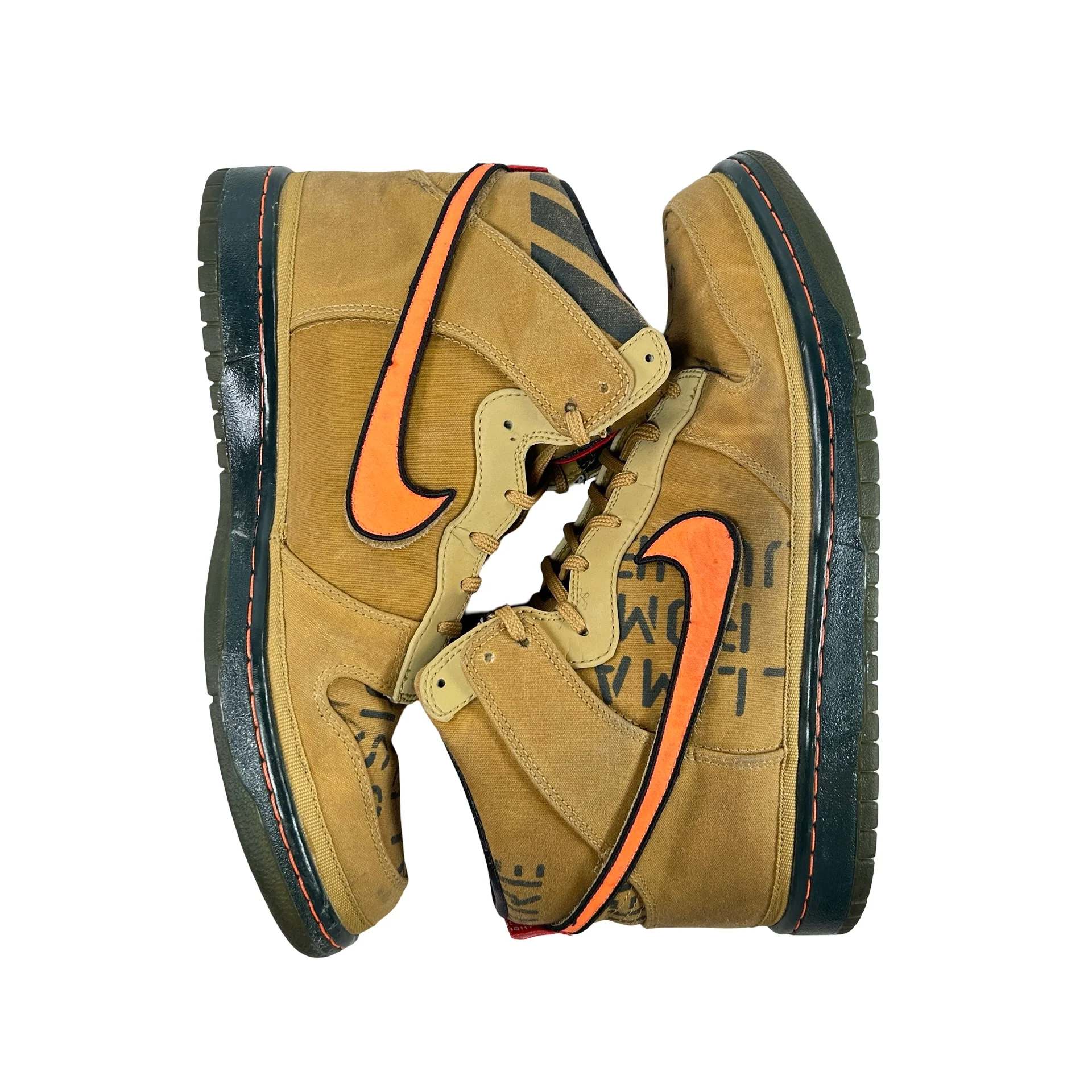503766 750 Nike Dunk High All-Star Galaxy Gold [USED] - 10 M (Used) (No Box) - Image 5