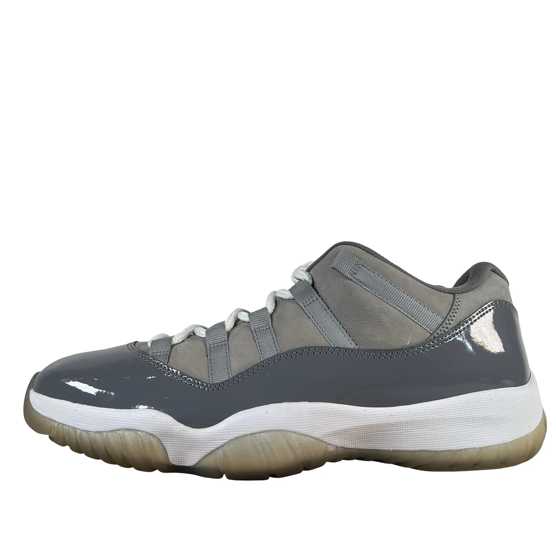 528895 003 Air Jordan 11 Retro Low Cool Grey - 10.5 M (Soles Yellowing)