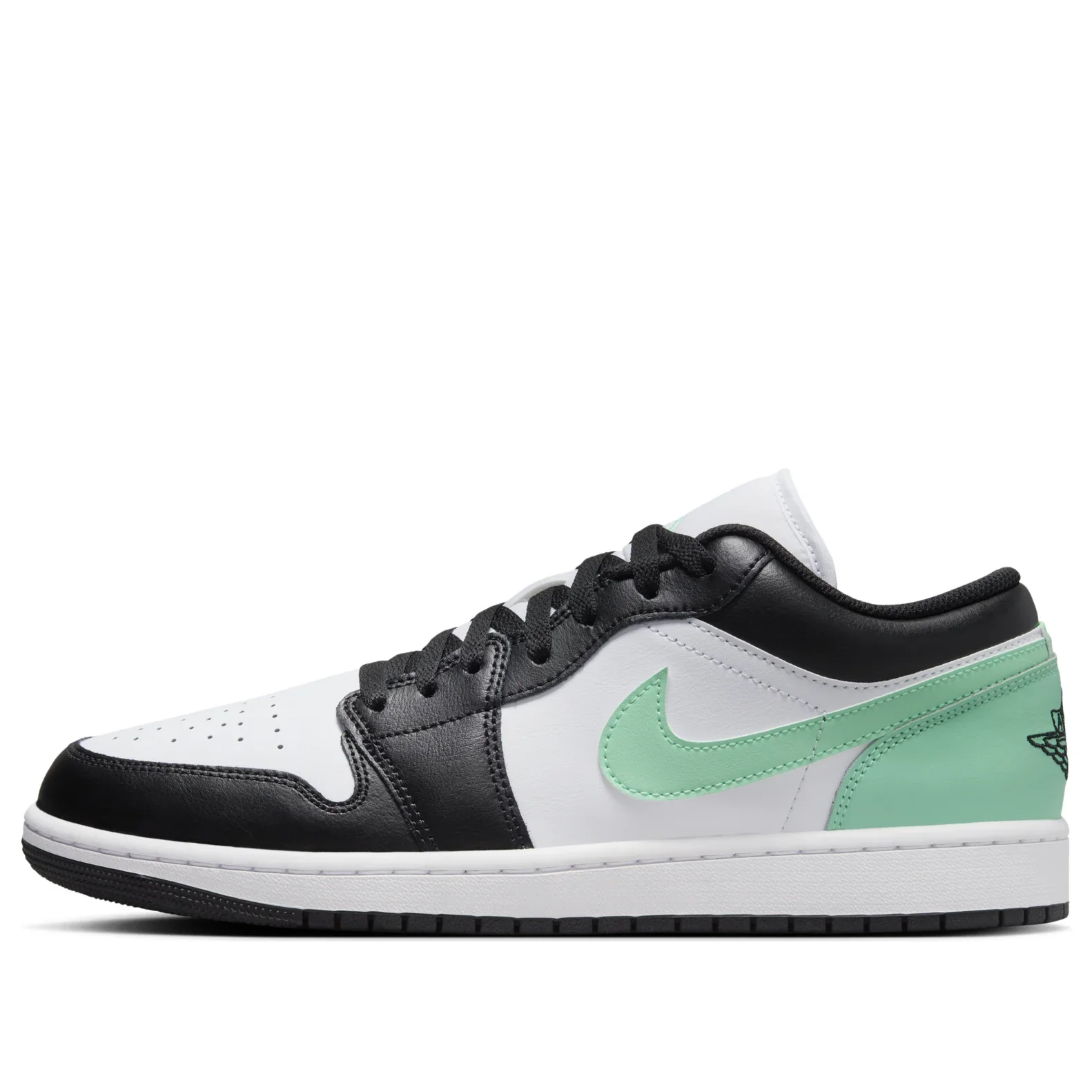 553558 131 Air Jordan 1 Low Green Glow
