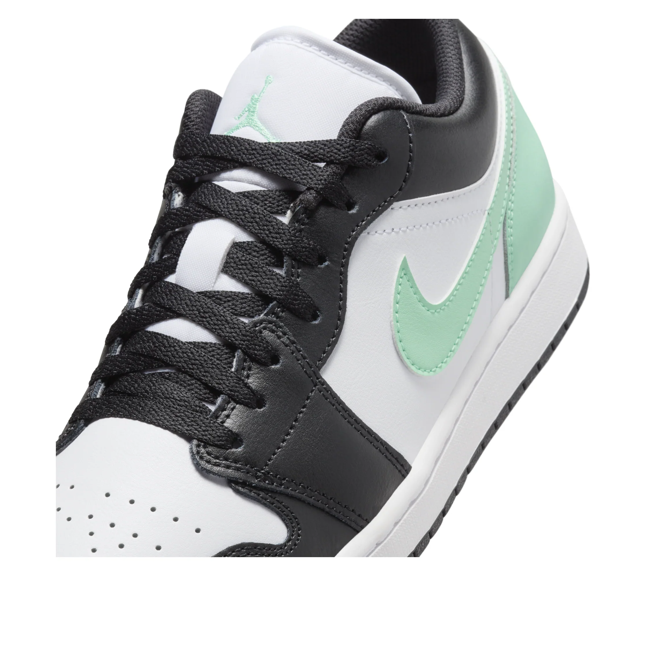 553558 131 Air Jordan 1 Low Green Glow - Image 5