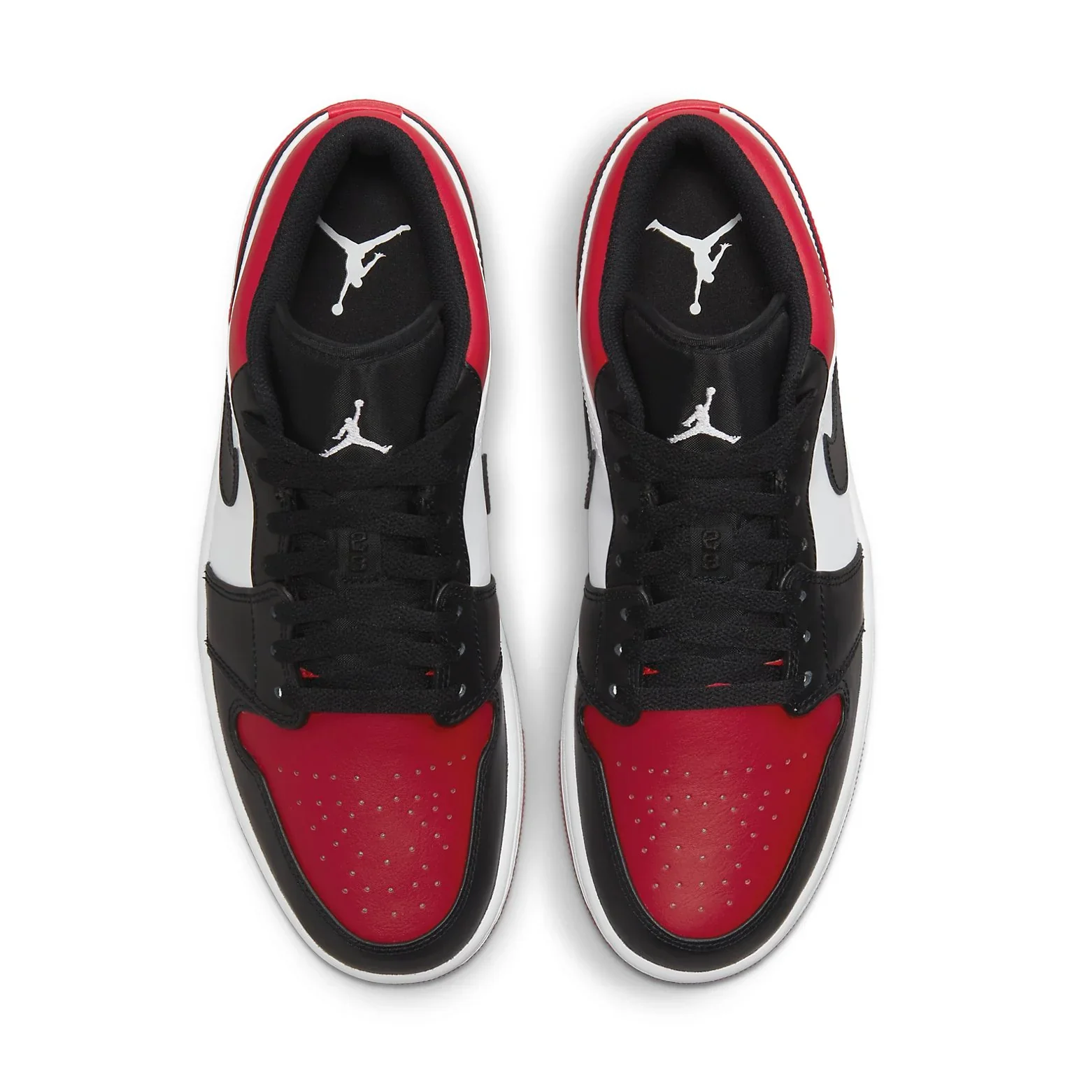 553558 612 Air Jordan 1 Low Bred Toe [NO BOX] - Image 2