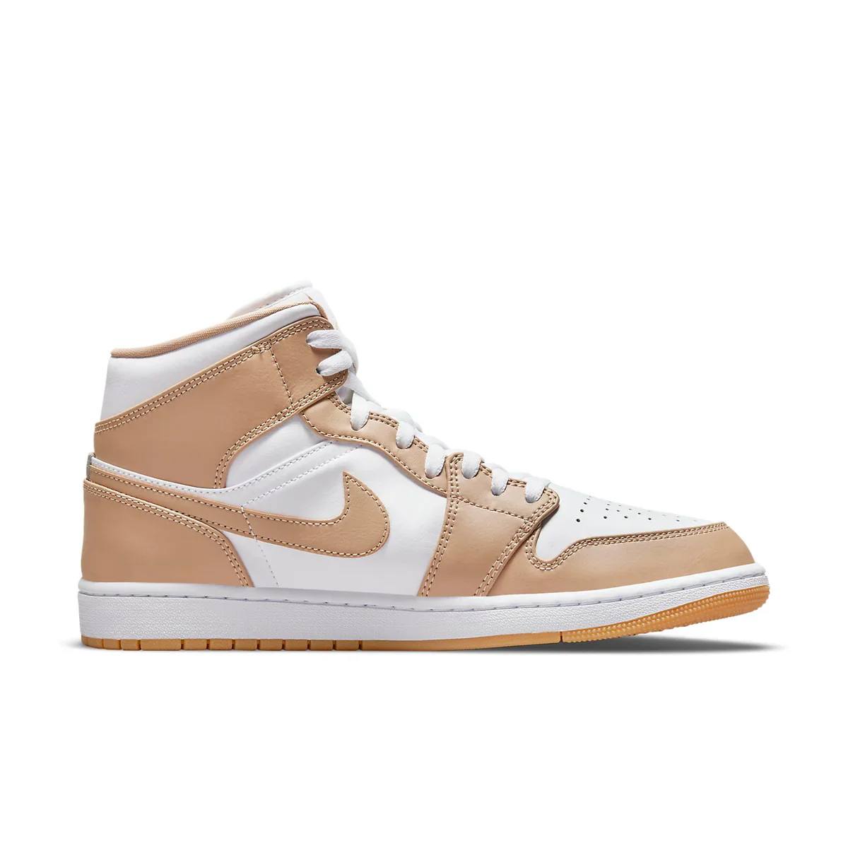554724 271 Jordan 1 Mid Tan Gum [NO BOX] - Image 2