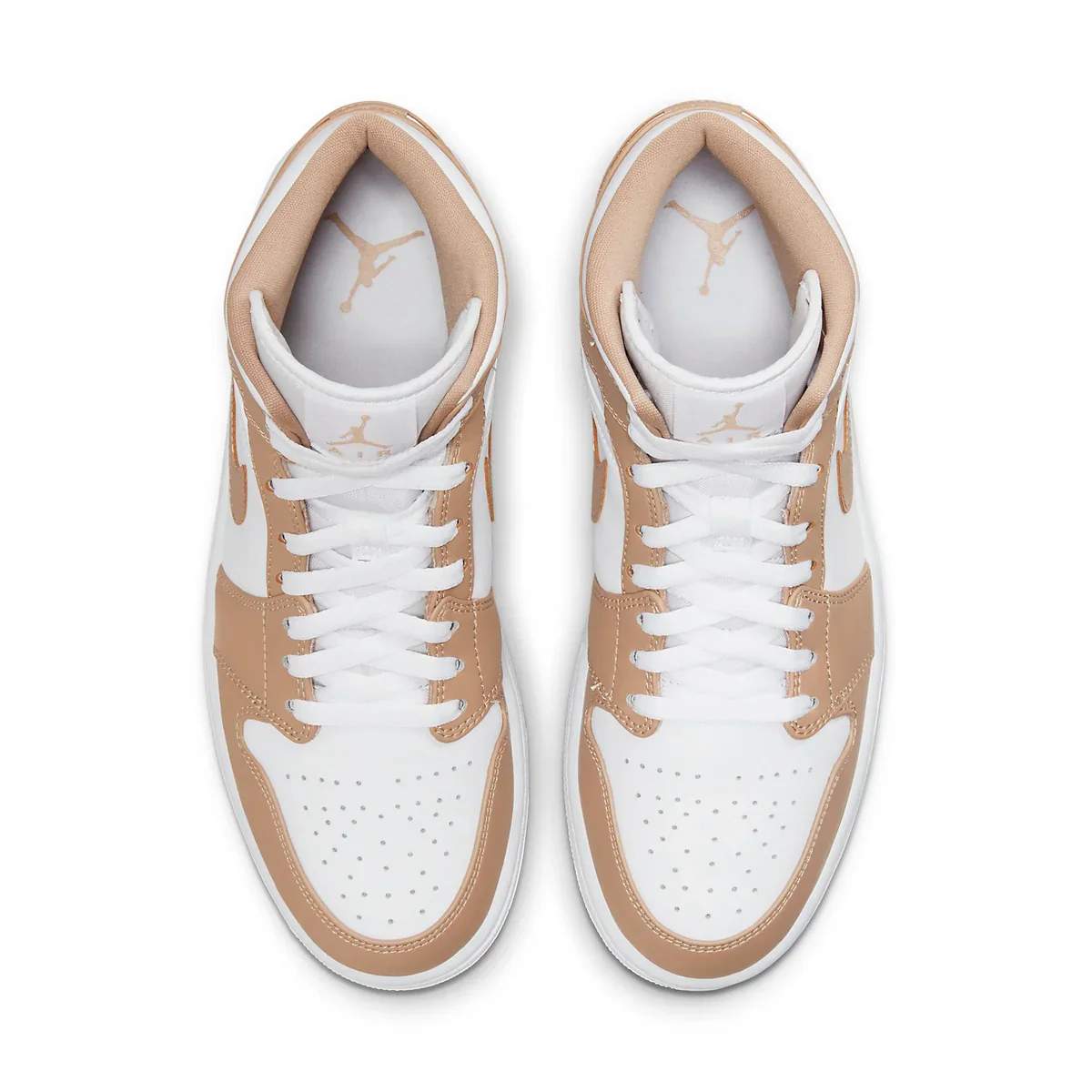 554724 271 Jordan 1 Mid Tan Gum [NO BOX] - Image 3