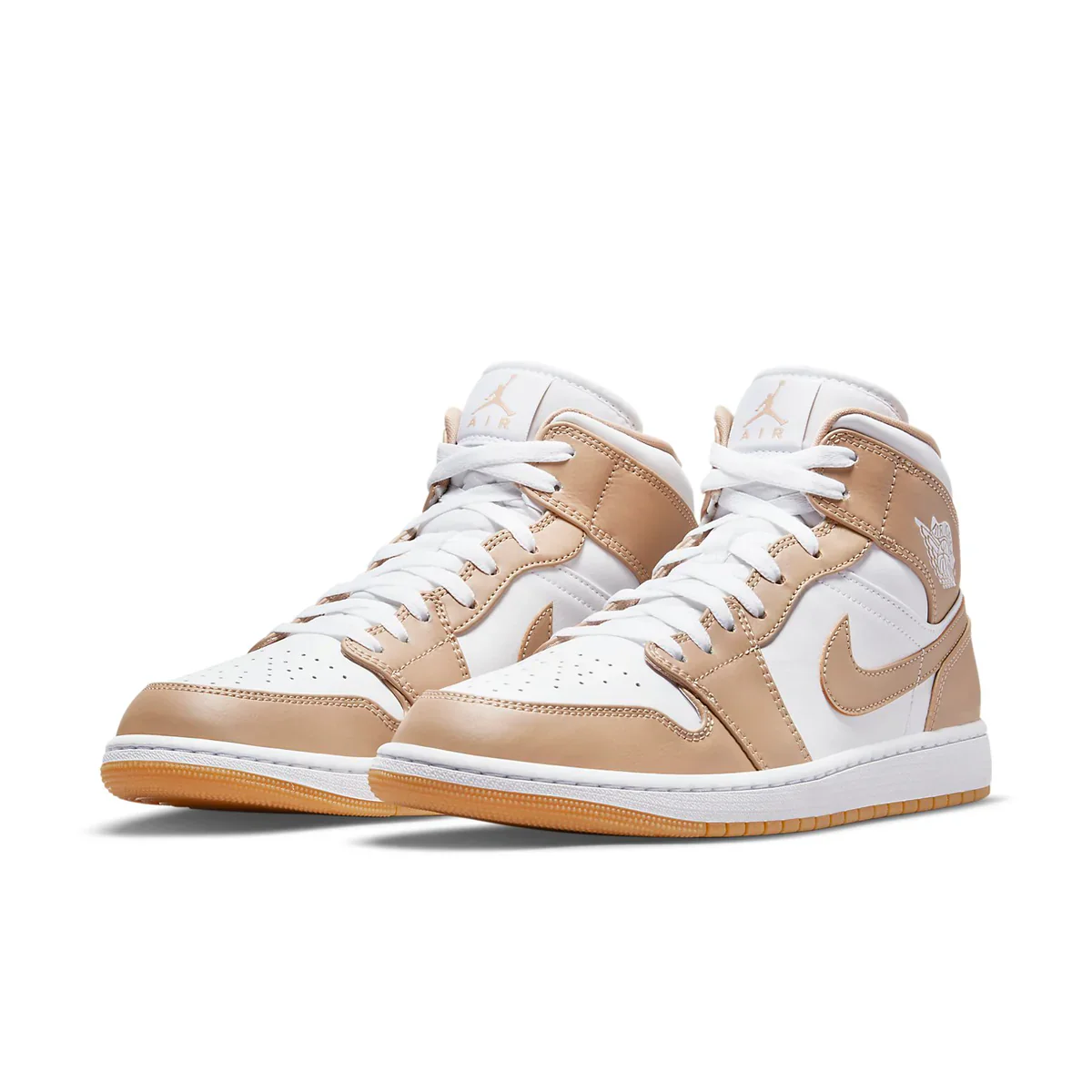 554724 271 Jordan 1 Mid Tan Gum [NO BOX] - Image 4