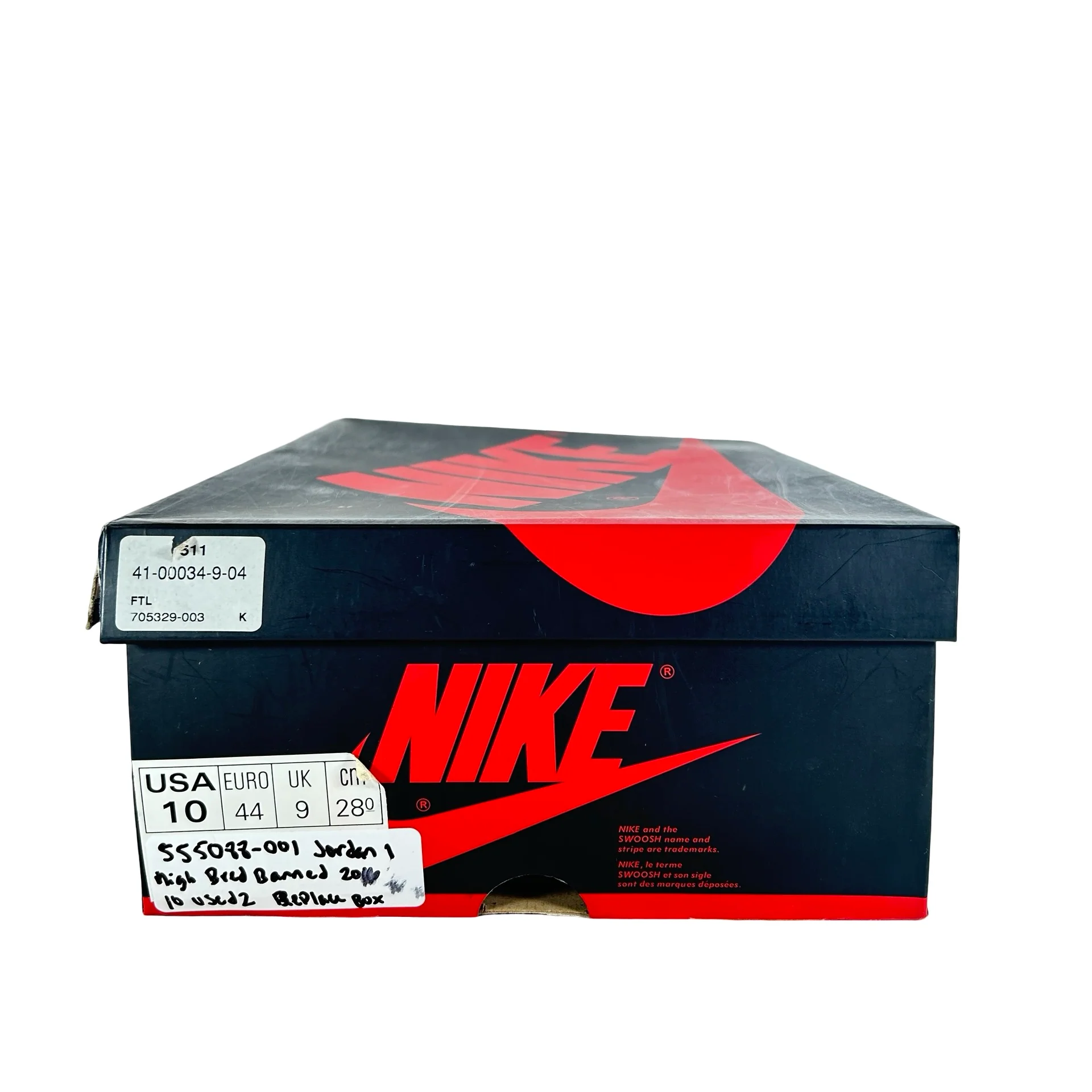 555088 001 Jordan 1 Retro High Bred Banned (2016) [USED] - 10 M (Used2) (Replace Box2) - Image 7