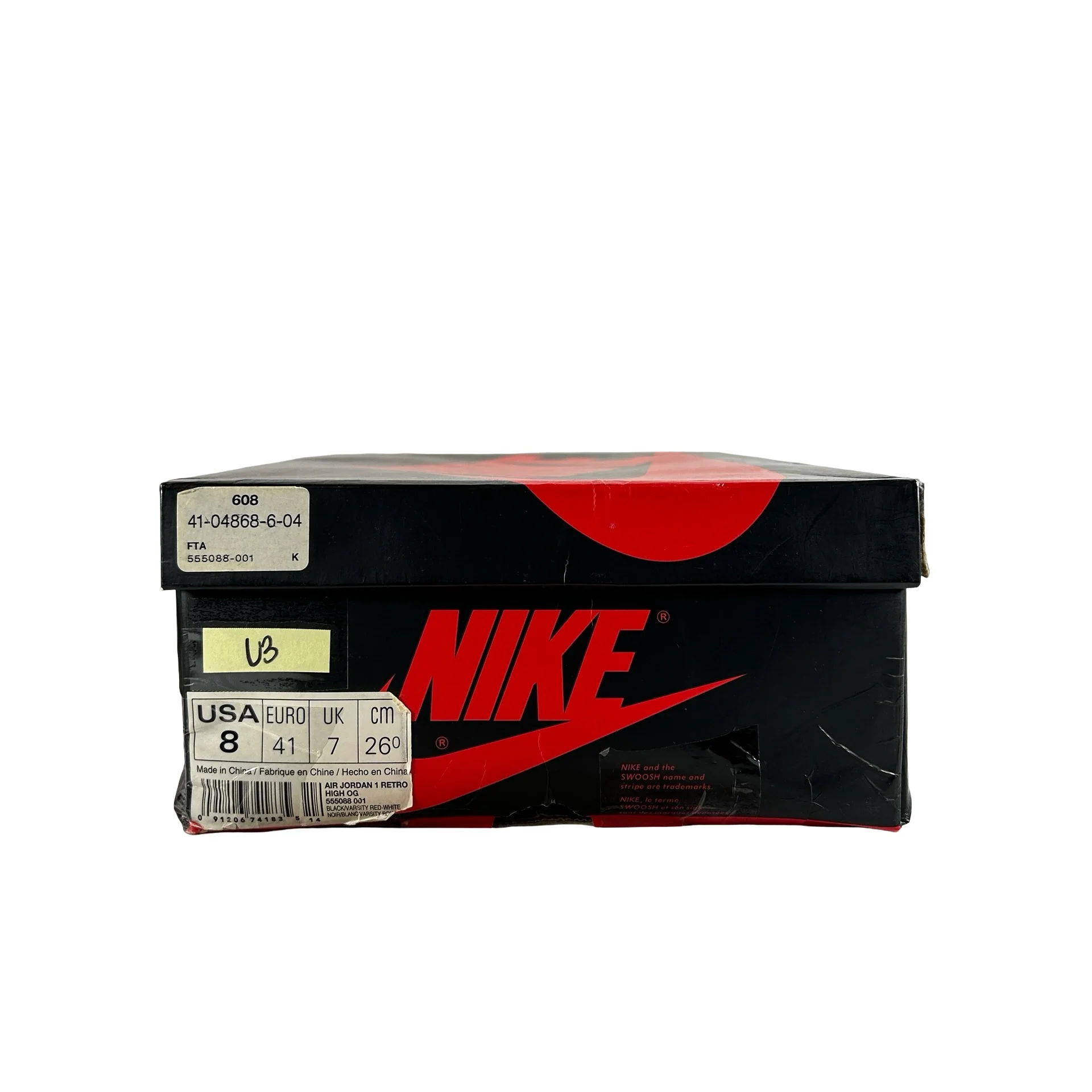 555088 001 Jordan 1 Retro High Bred Banned (2016) [USED] - 8 M (Used3) - Image 7