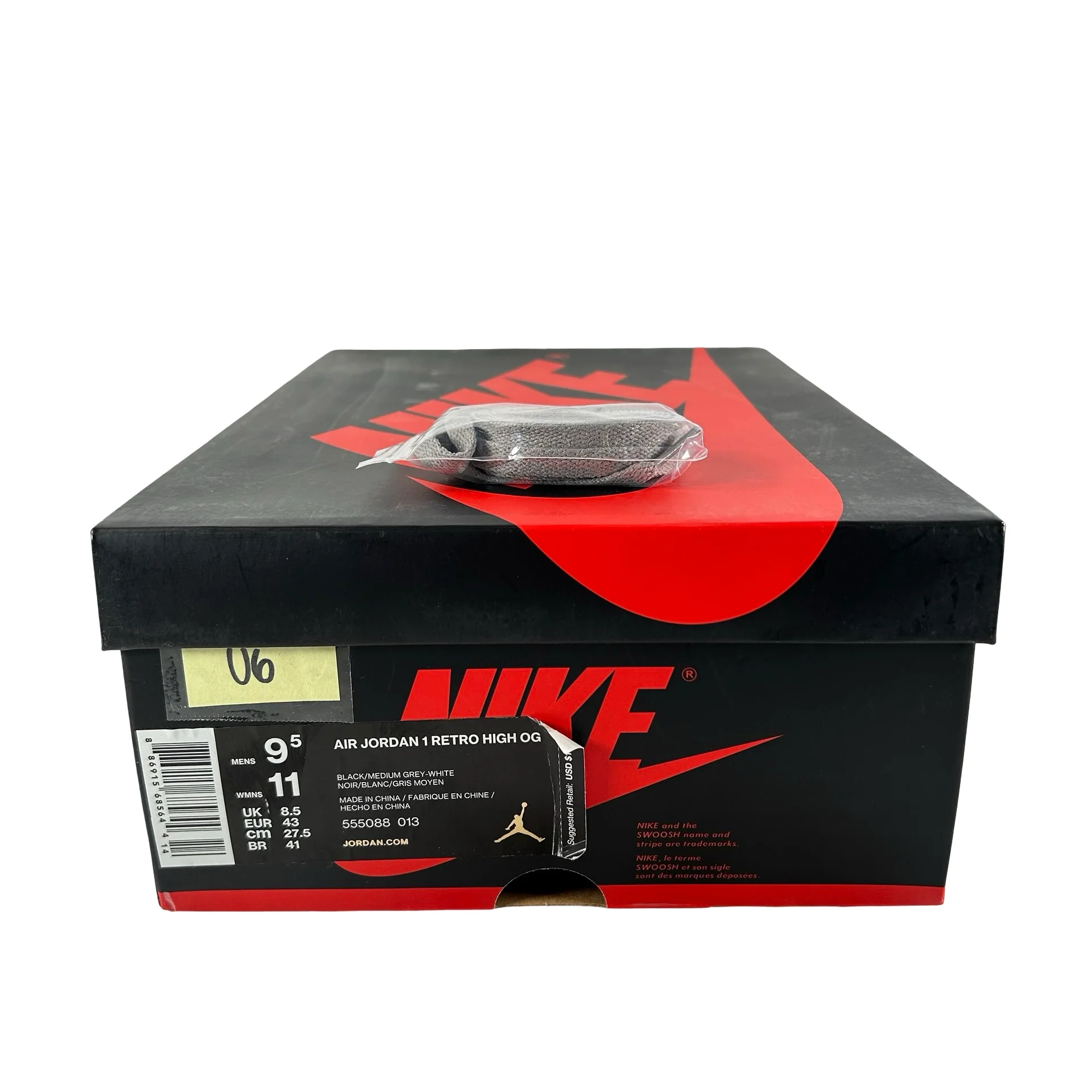 555088 013 Jordan 1 Shadow (2018) [USED] - 9.5 M (Used6) - Image 7