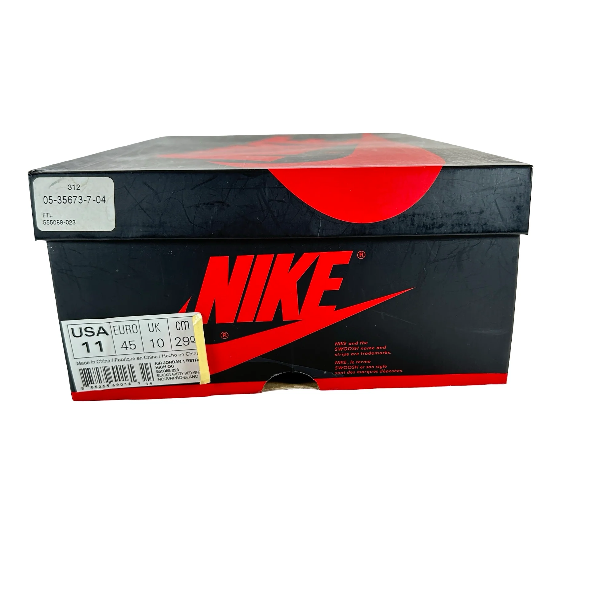 555088 023 Jordan 1 Retro Bred (2013) [USED] - 11 M (Used) - Image 7
