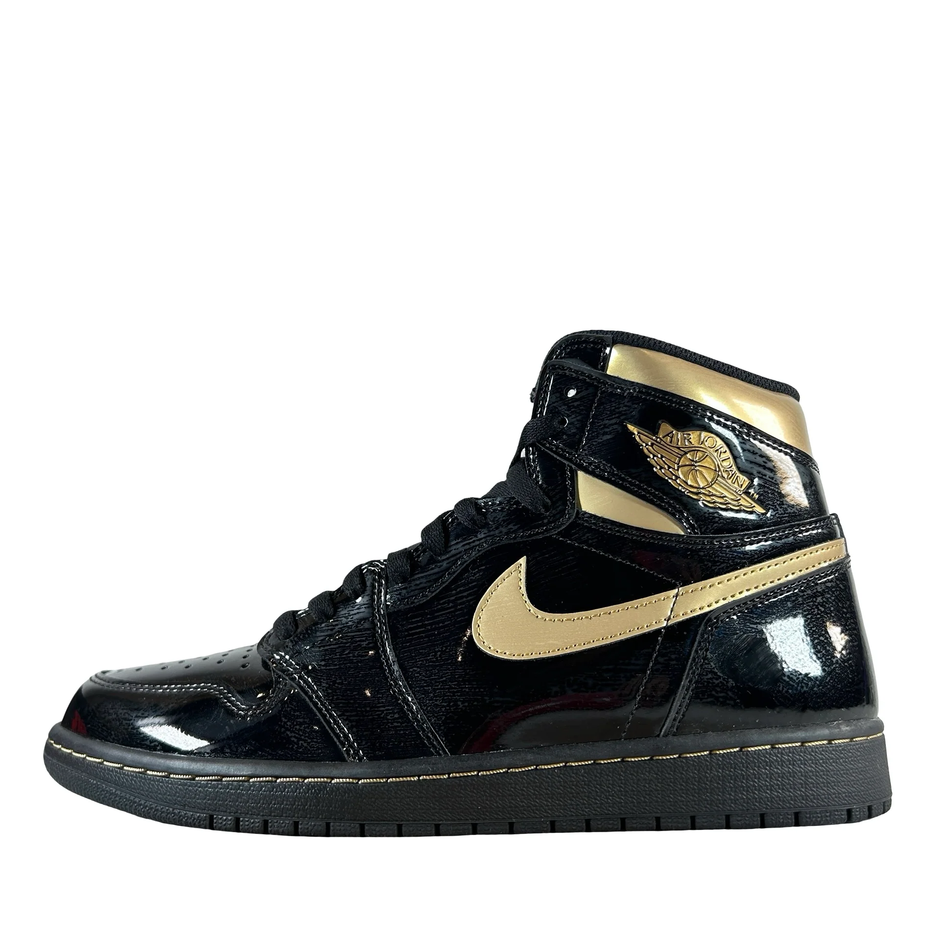555088 032 Jordan 1 Black/Gold [USED] - 10 M (Used4)