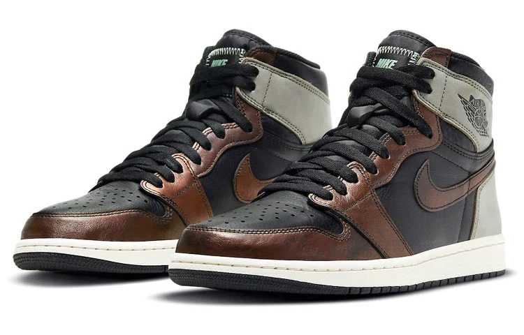 555088 033 Air Jordan 1 Retro High Light Army Rust Shadow Patina - Image 4