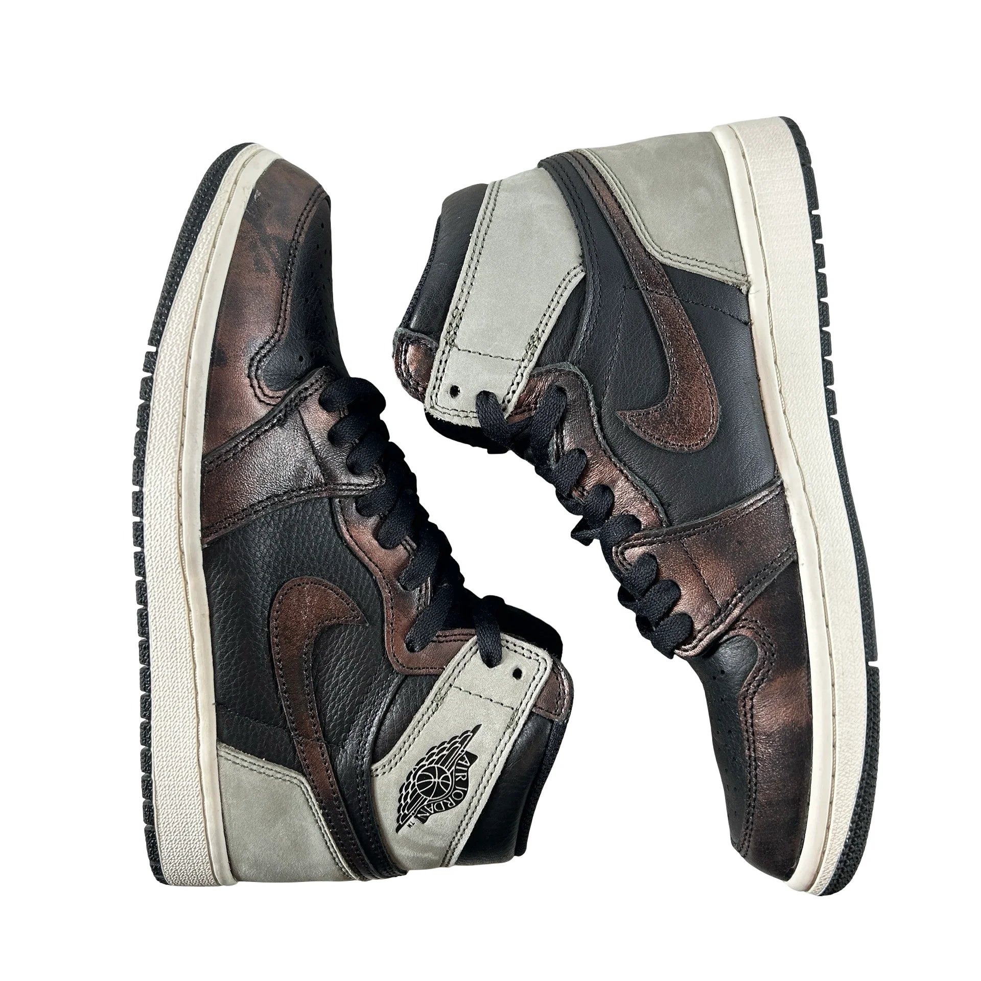 555088 033 Jordan 1 Retro High Light Army Rust Shadow Patina [USED] - 7 M (Used) - Image 4