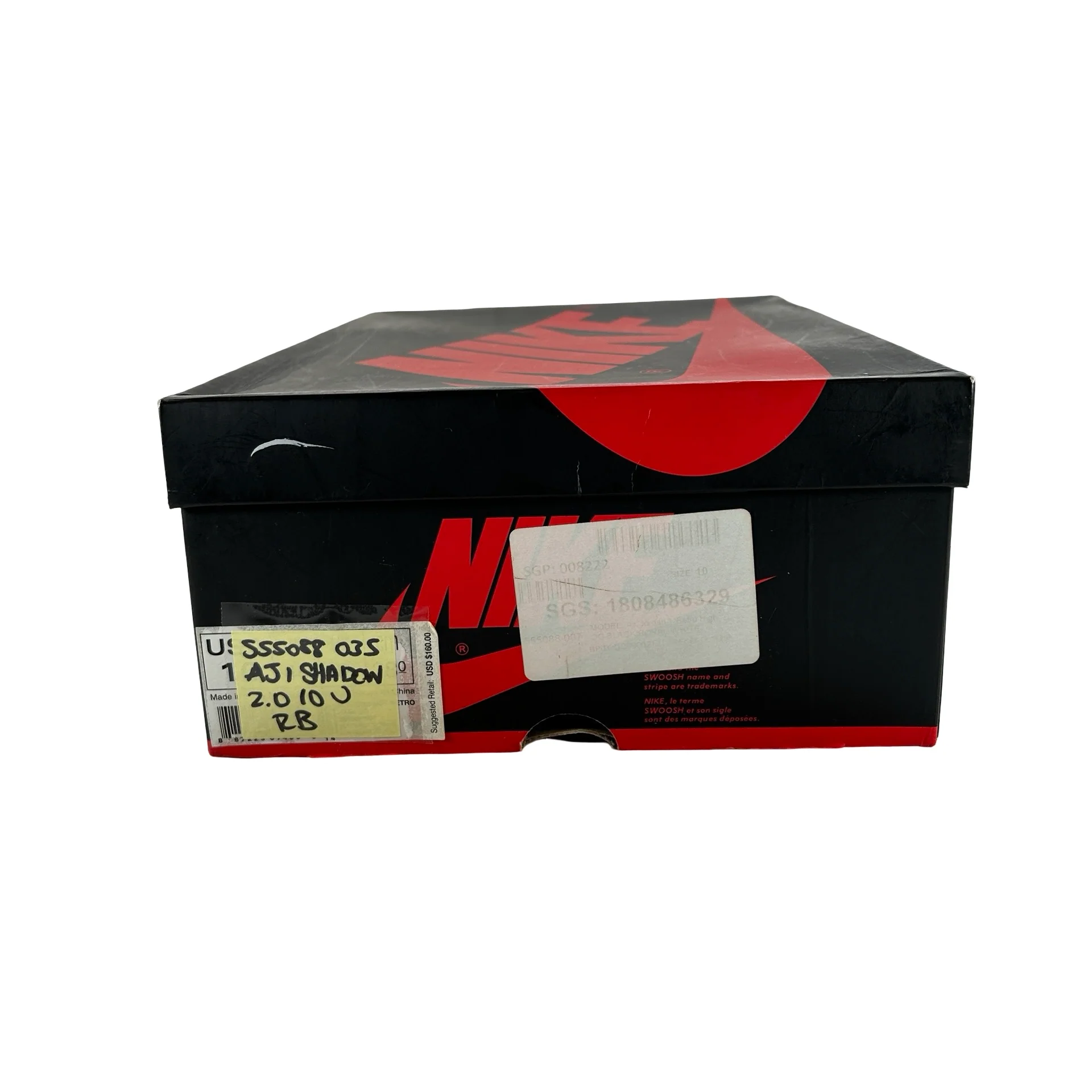 555088 035 Jordan 1 Shadow 2.0 [USED] - 10 M (Used) (Replace Box) - Image 7