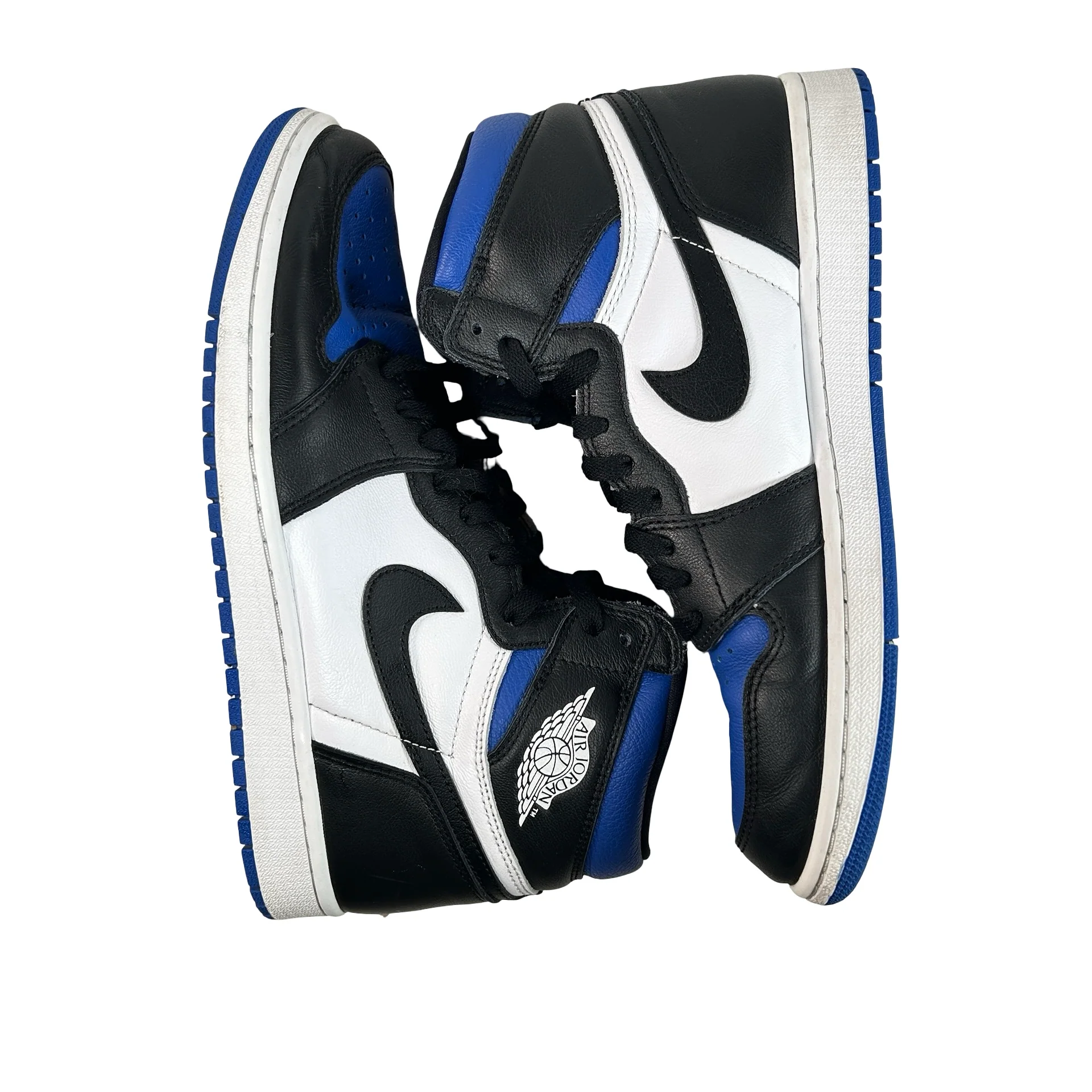 555088 041 Jordan 1 Royal Toe [USED] - 10.5 M (Used) (No Box) - Image 4