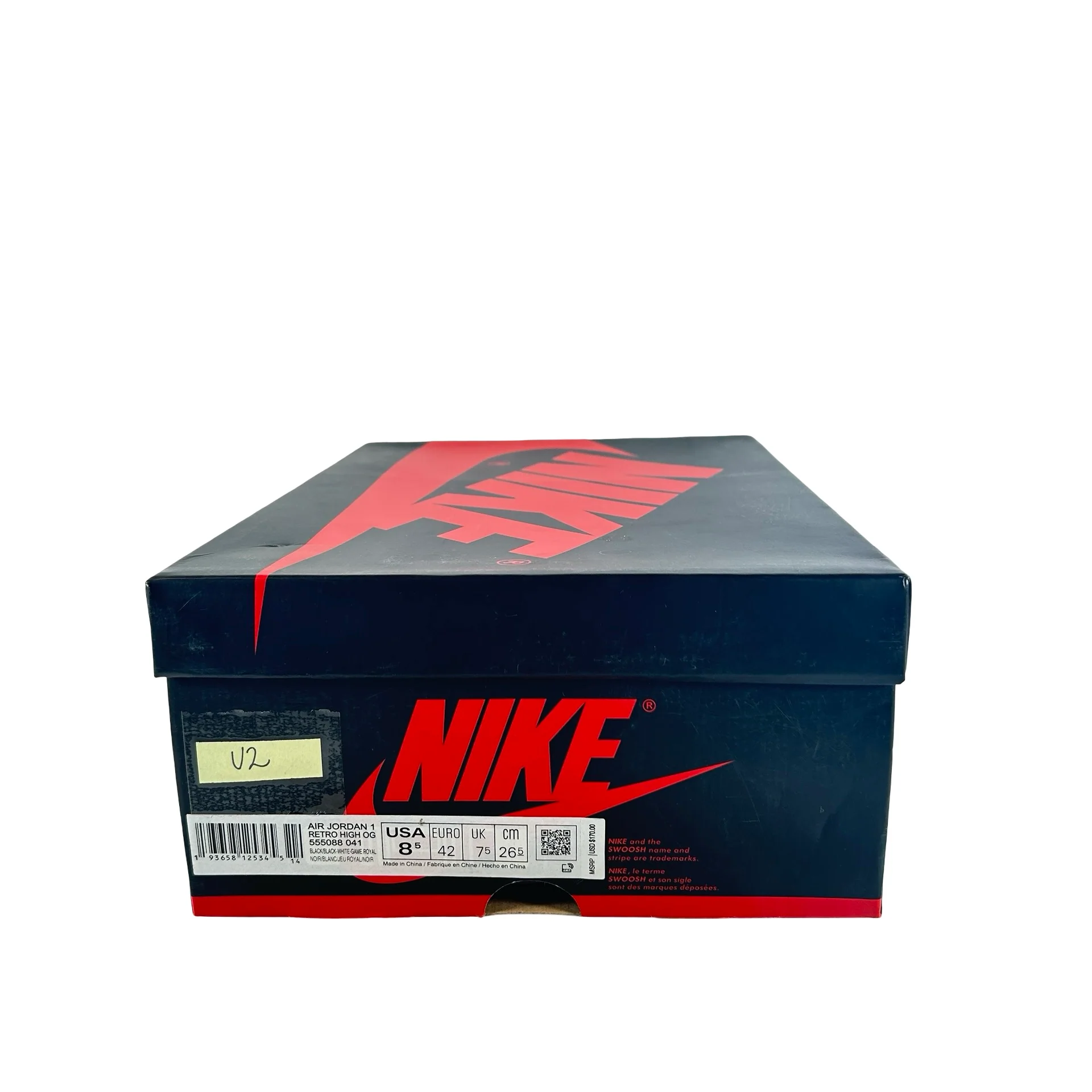555088 041 Jordan 1 Royal Toe [USED] - 8.5 M (Used2) - Image 7