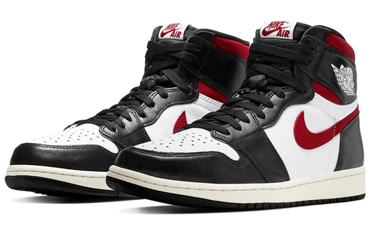 555088 061 Air Jordan 1 Retro High Black Gym Red - Image 2