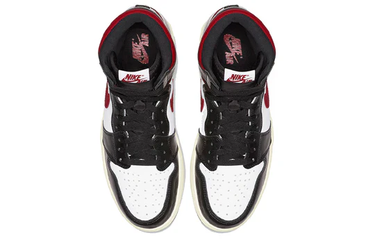 555088 061 Air Jordan 1 Retro High Black Gym Red - Image 3