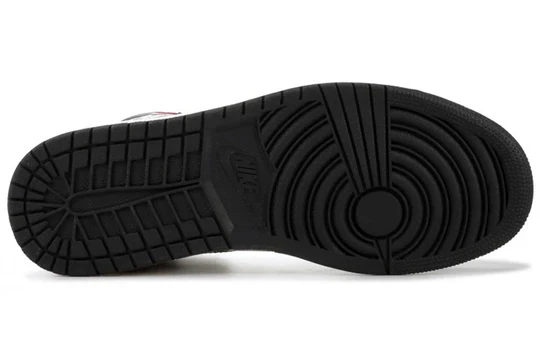 555088 061 Air Jordan 1 Retro High Black Gym Red - Image 4