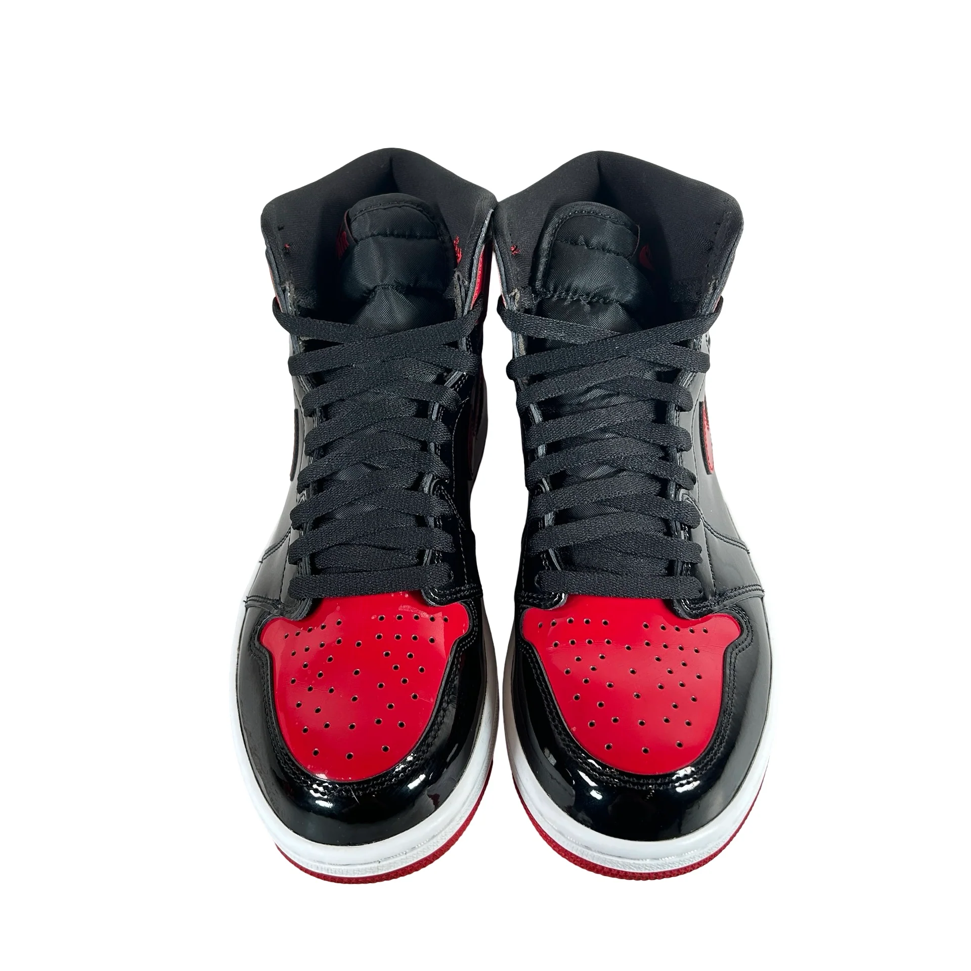 555088 063 Jordan 1 Retro High OG Patent Bred [USED] - 10.5 M (Used9) - Image 2