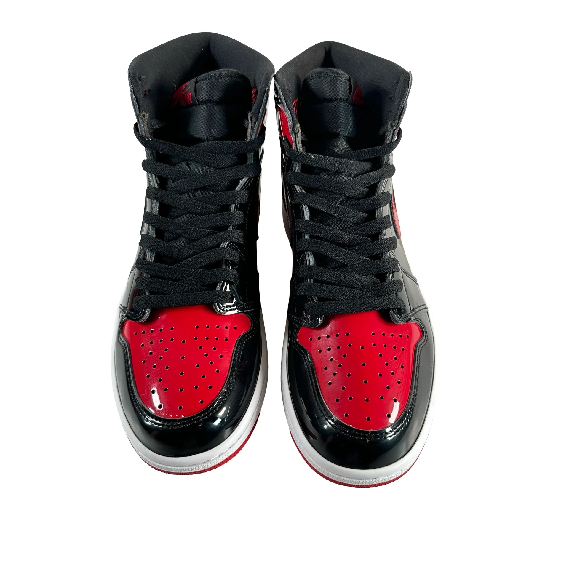 555088 063 Jordan 1 Retro High OG Patent Bred [USED] - 10 M (Used6) - Image 2