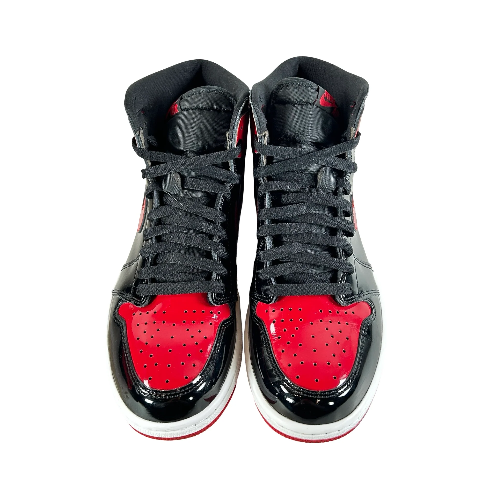 555088 063 Jordan 1 Retro High OG Patent Bred [USED] - 10 M (VNDS) - Image 2