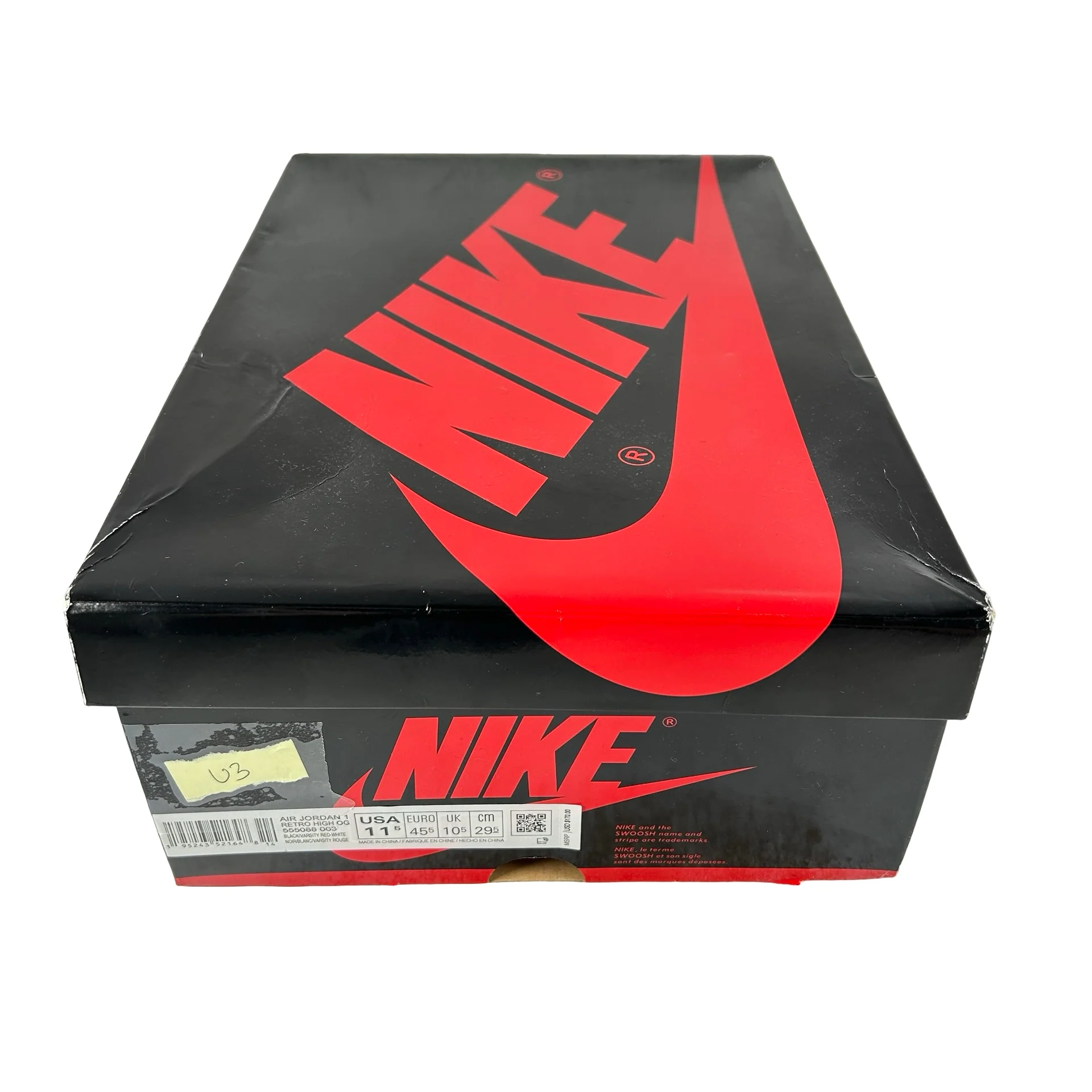 555088 063 Jordan 1 Retro High OG Patent Bred [USED] - 11.5 M (Used3) - Image 7