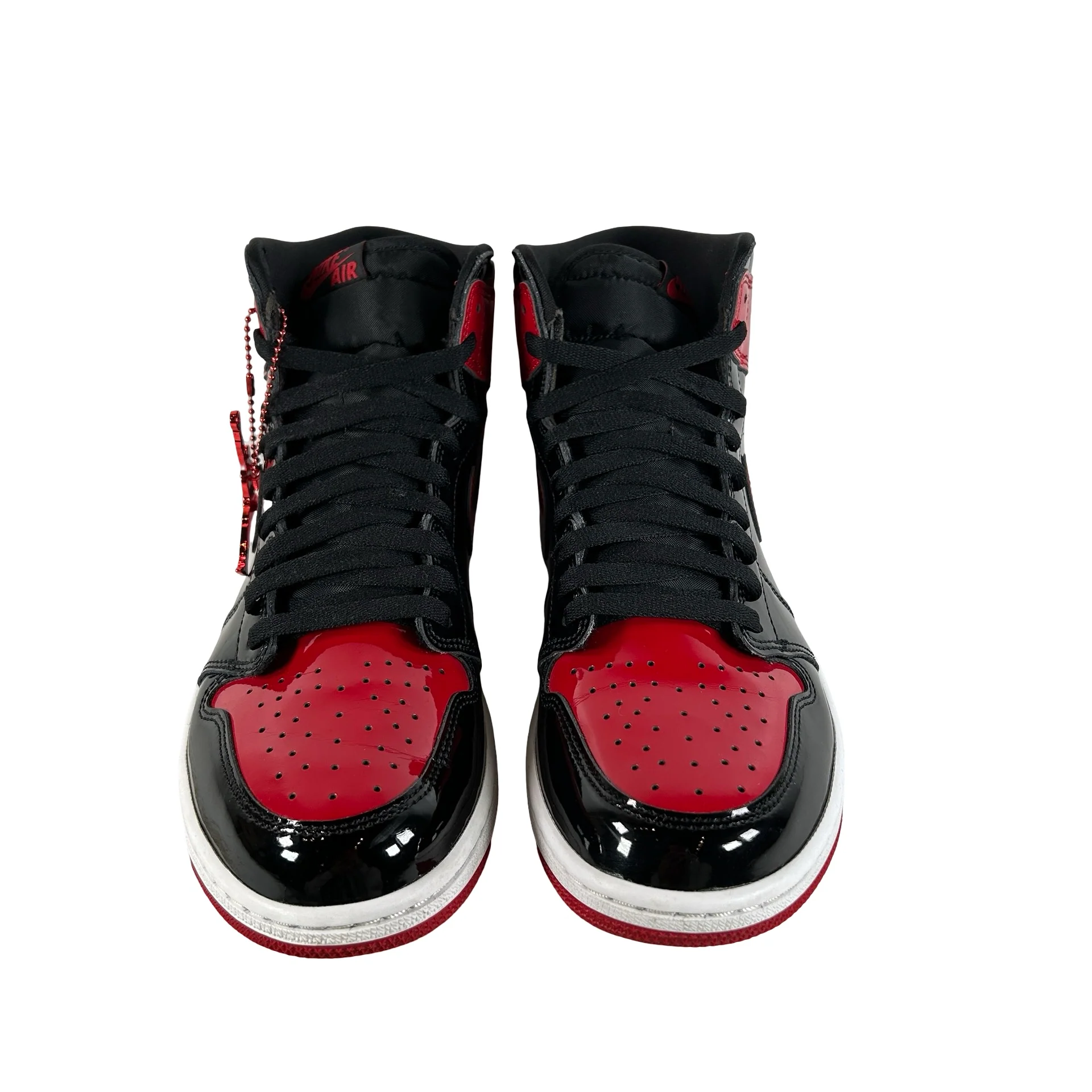 555088 063 Jordan 1 Retro High OG Patent Bred [USED] - 11 M (Used8) - Image 2