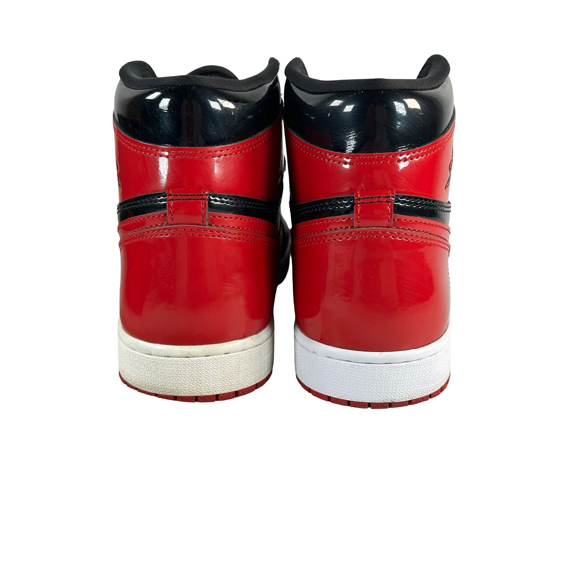 555088 063 Jordan 1 Retro High OG Patent Bred [USED] - 12 M (Used7) - Image 3