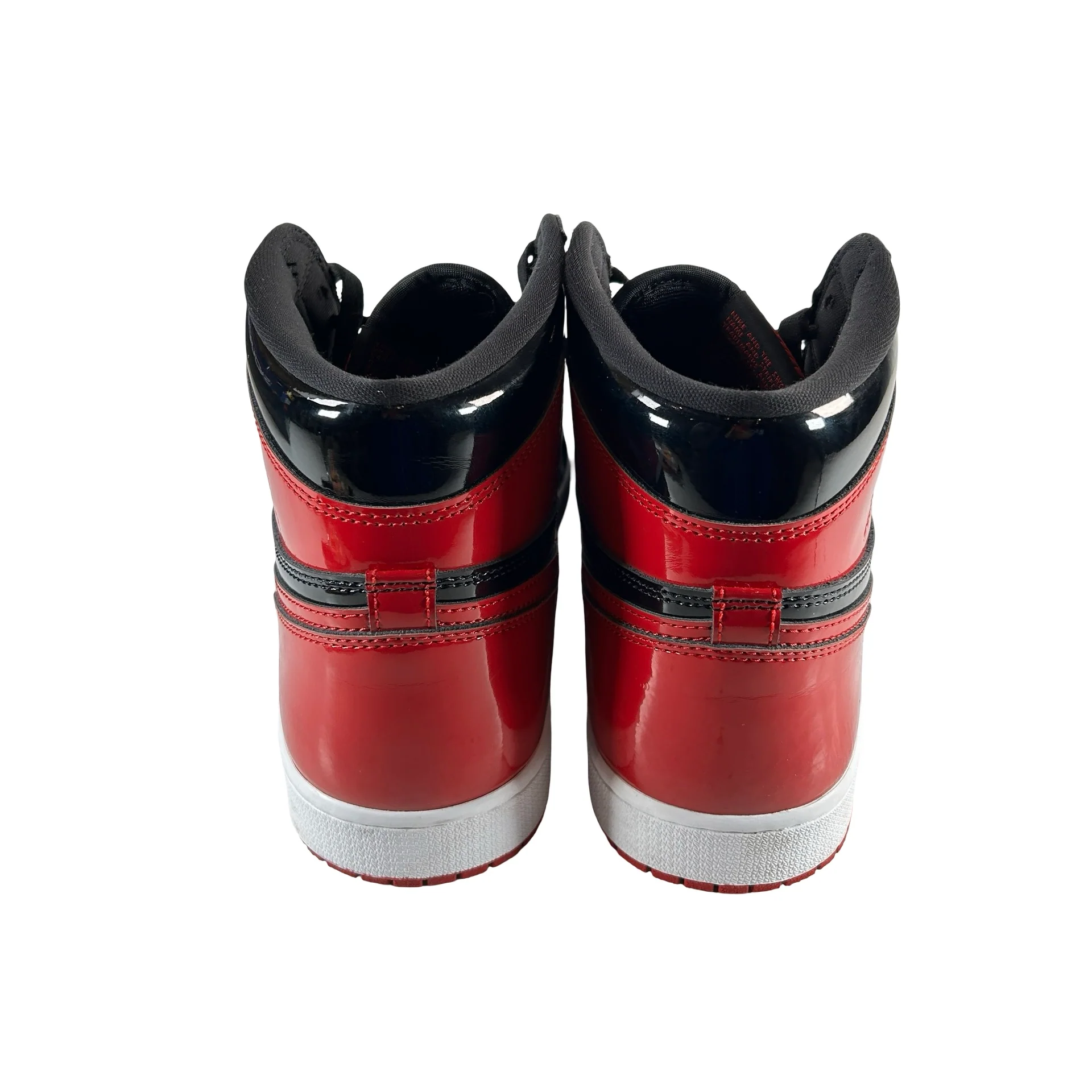 555088 063 Jordan 1 Retro High OG Patent Bred [USED] - 13 M (Used) (No Box) - Image 3