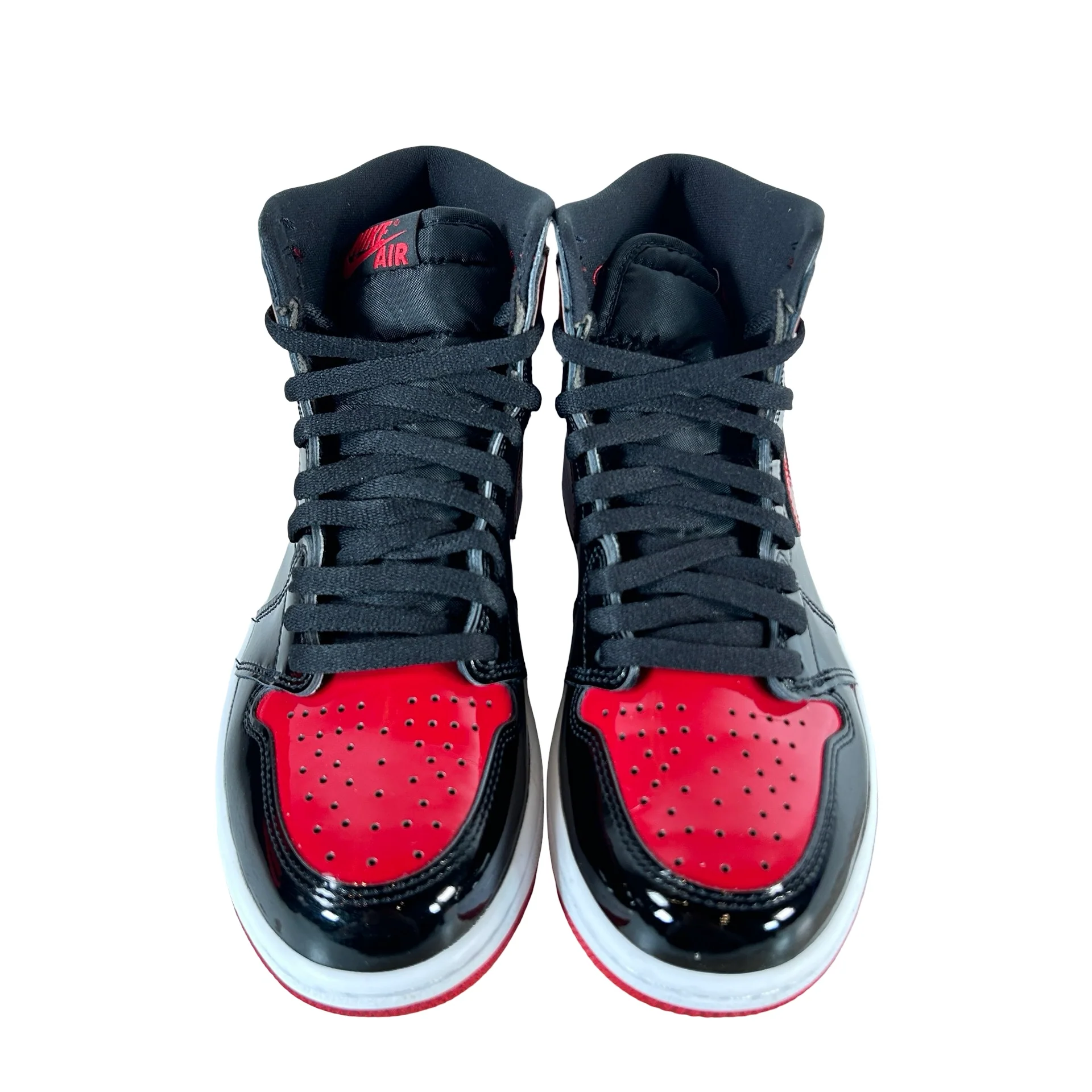 555088 063 Jordan 1 Retro High OG Patent Bred [USED] - 7.5 M (Used2) - Image 2