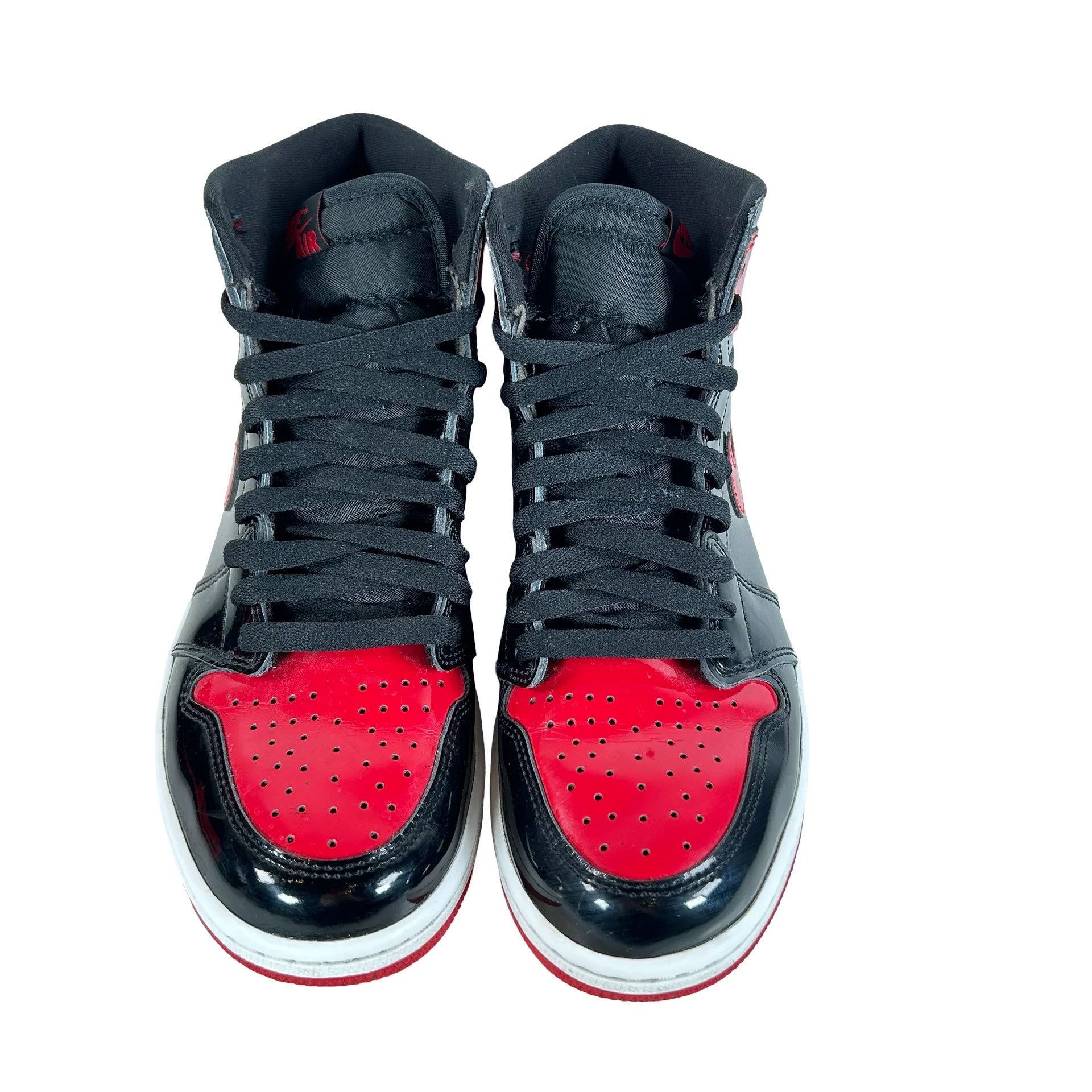 555088 063 Jordan 1 Retro High OG Patent Bred [USED] - 8.5 M (Used5) - Image 2