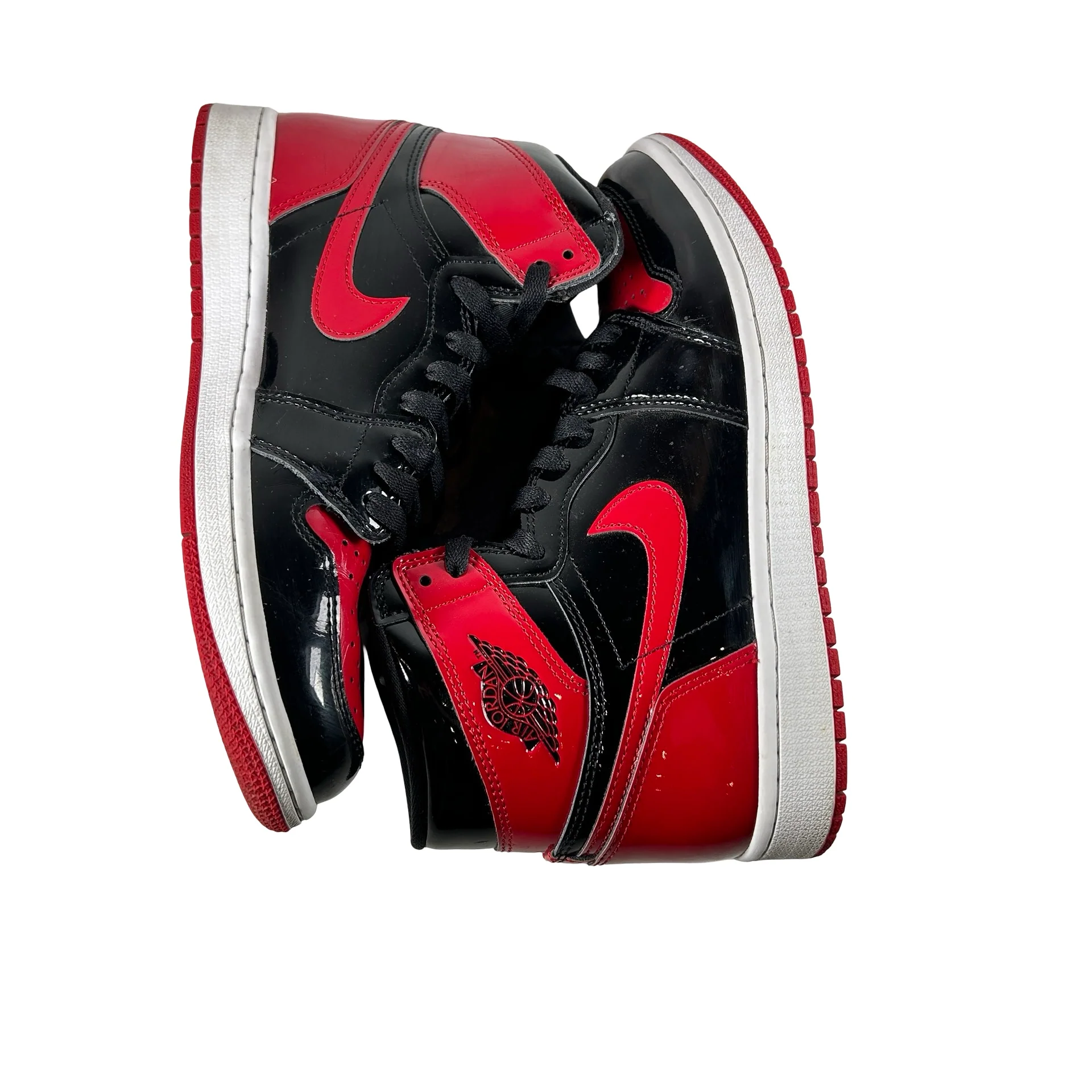 555088 063 Jordan 1 Retro High OG Patent Bred [USED] - 8.5 M (Used5) - Image 5