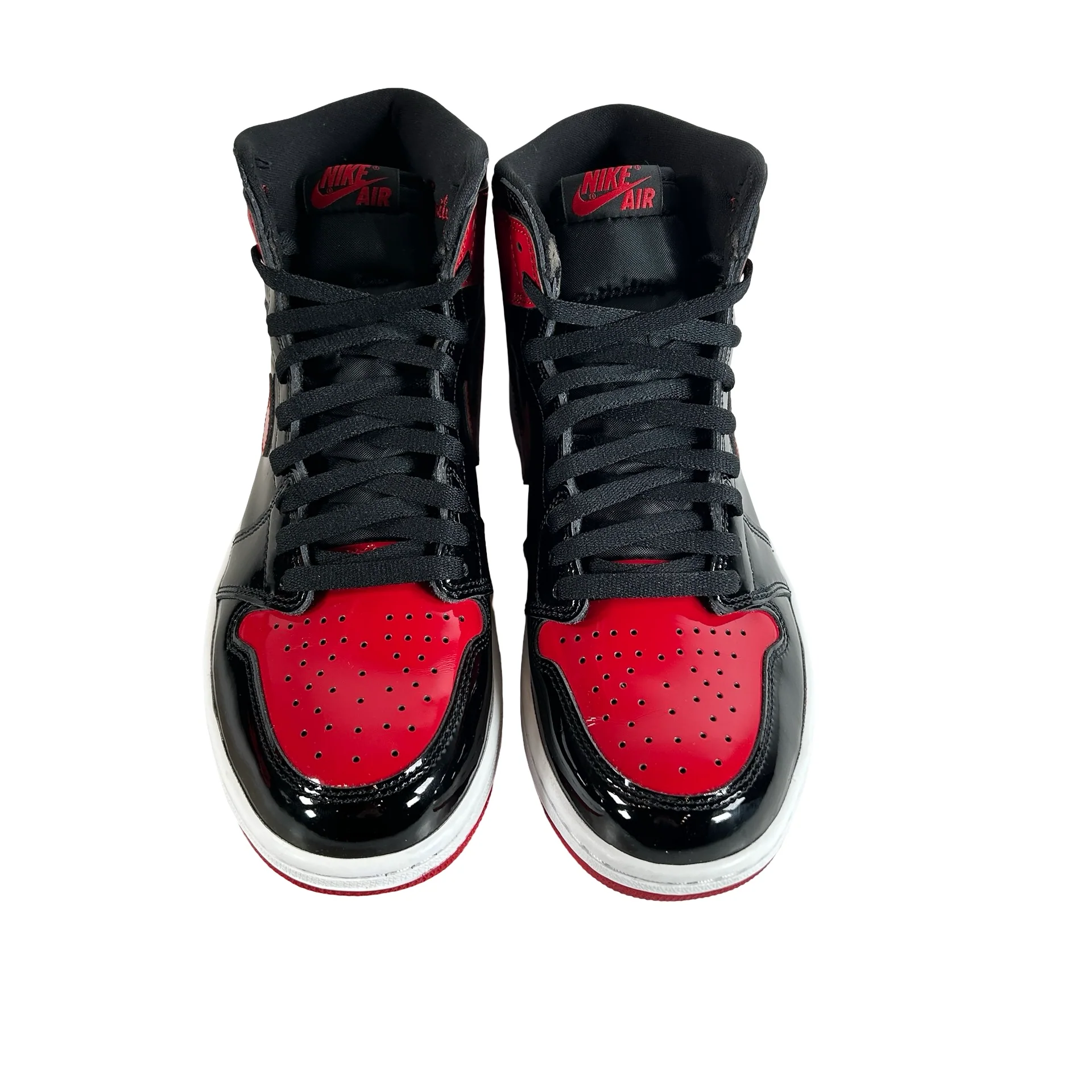 555088 063 Jordan 1 Retro High OG Patent Bred [USED] - 9.5 M (Used7) - Image 2