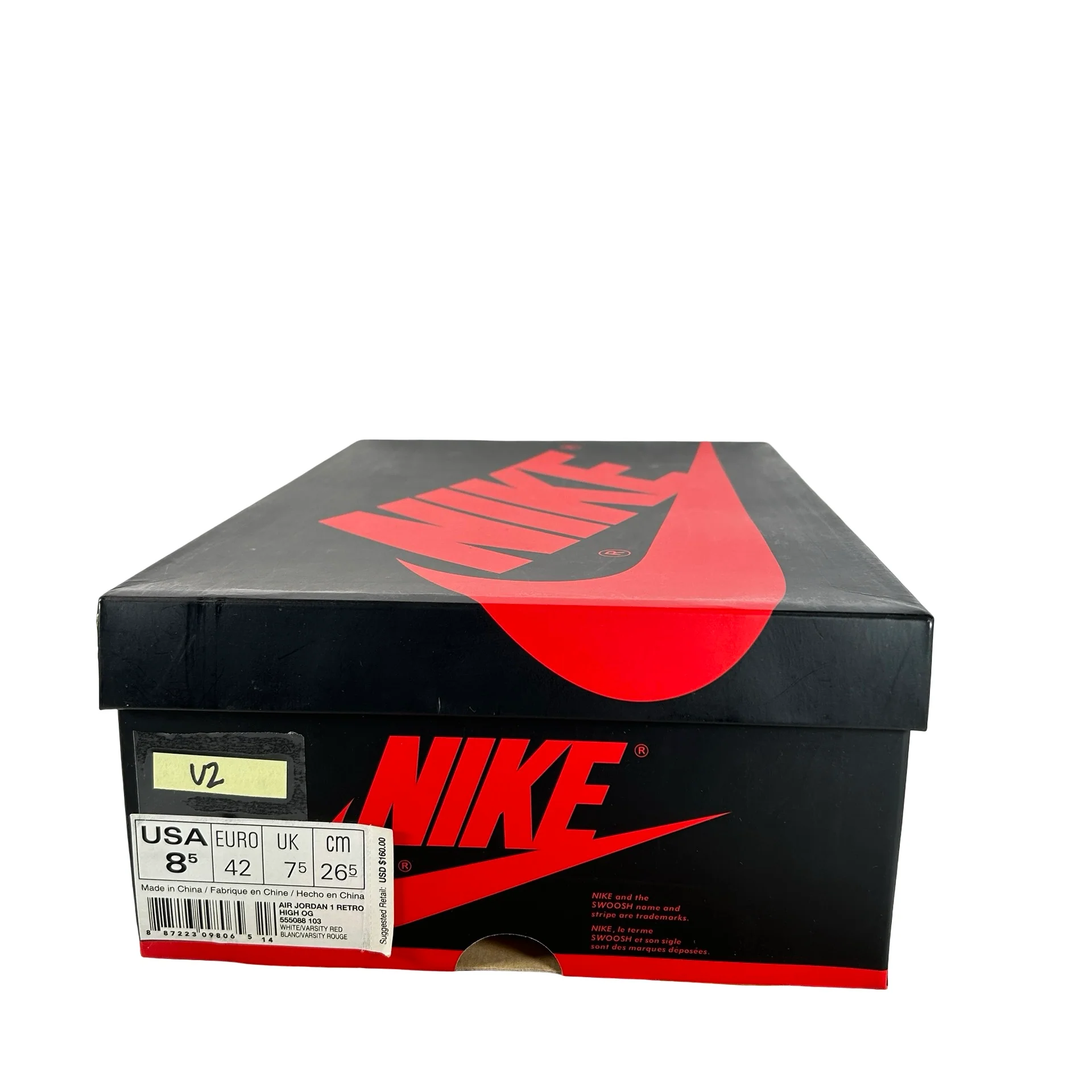 555088 103 Jordan 1 Retro Metallic Red (2017) [USED] - 8.5 M (Used2) - Image 7