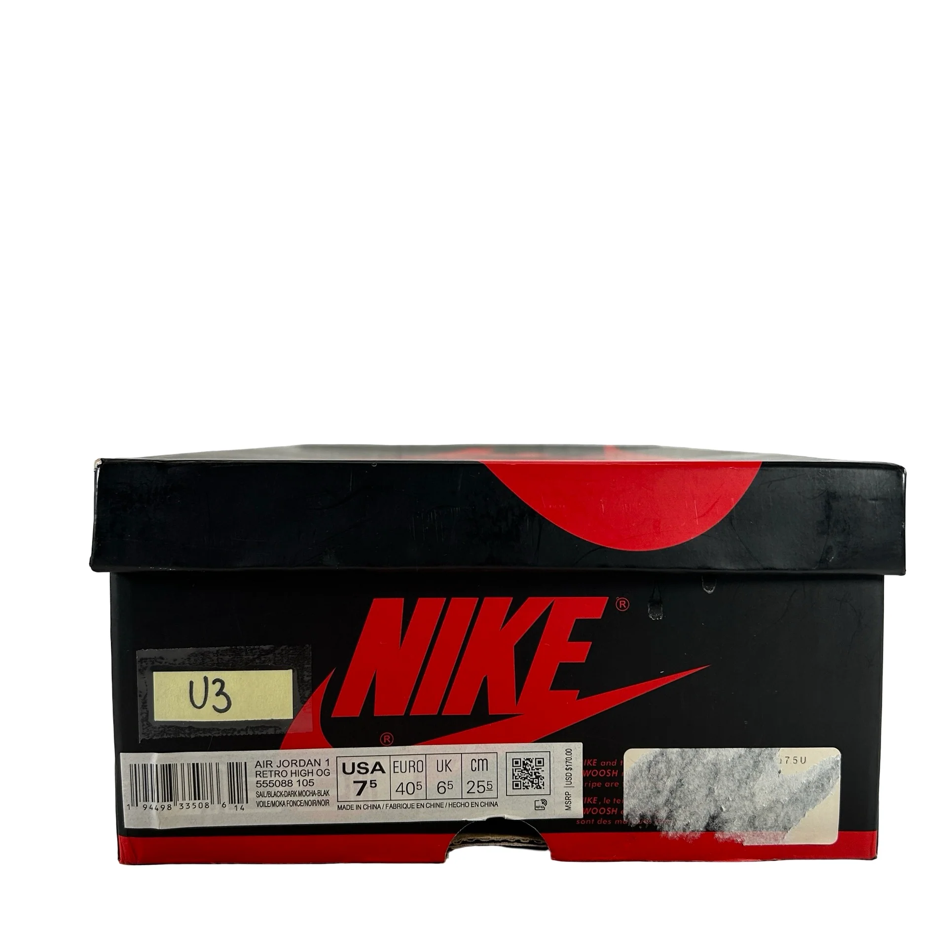 555088 105 Jordan 1 Mocha [USED] - 7.5 M (Used3) - Image 7