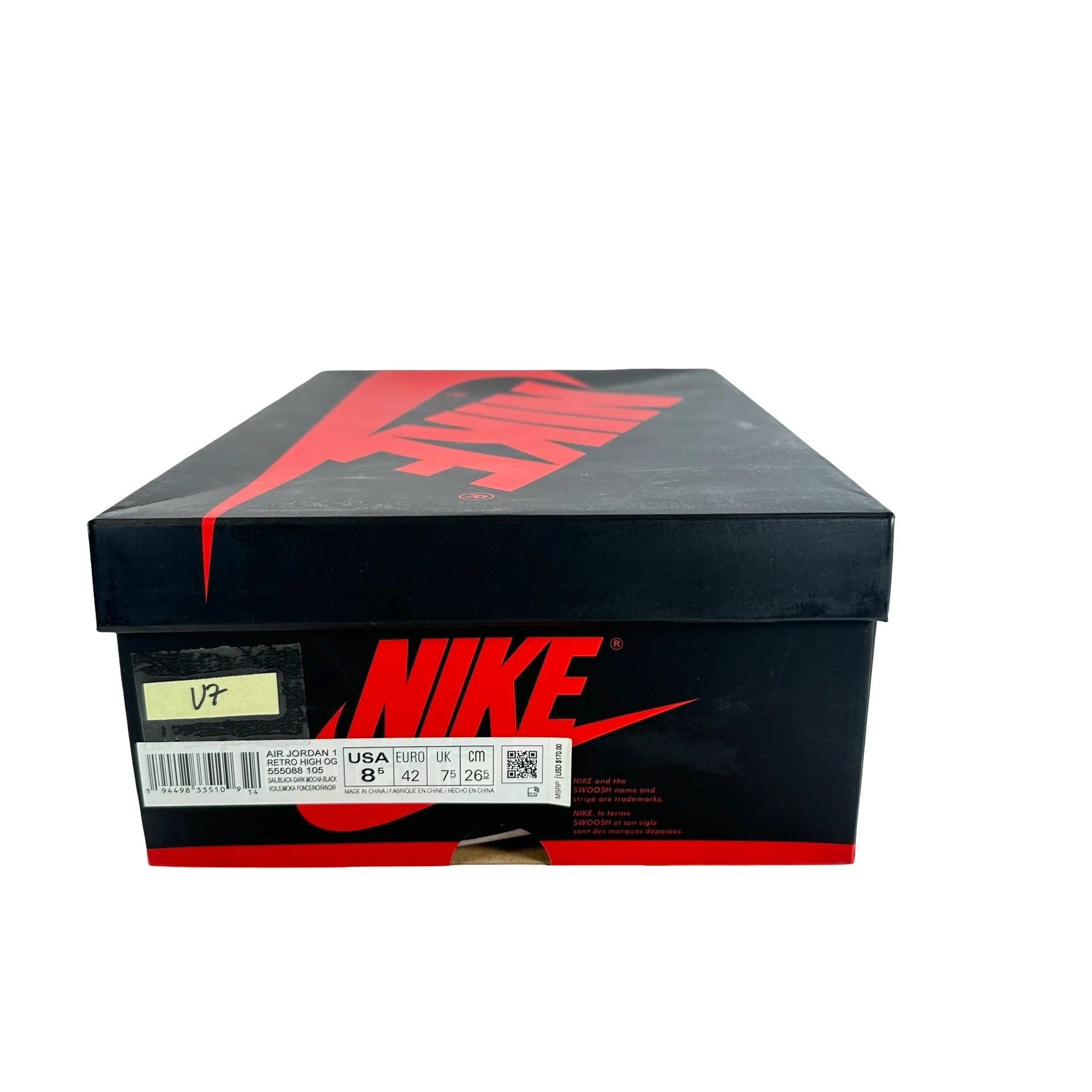 555088 105 Jordan 1 Mocha [USED] - 8.5 M (Used7) - Image 7