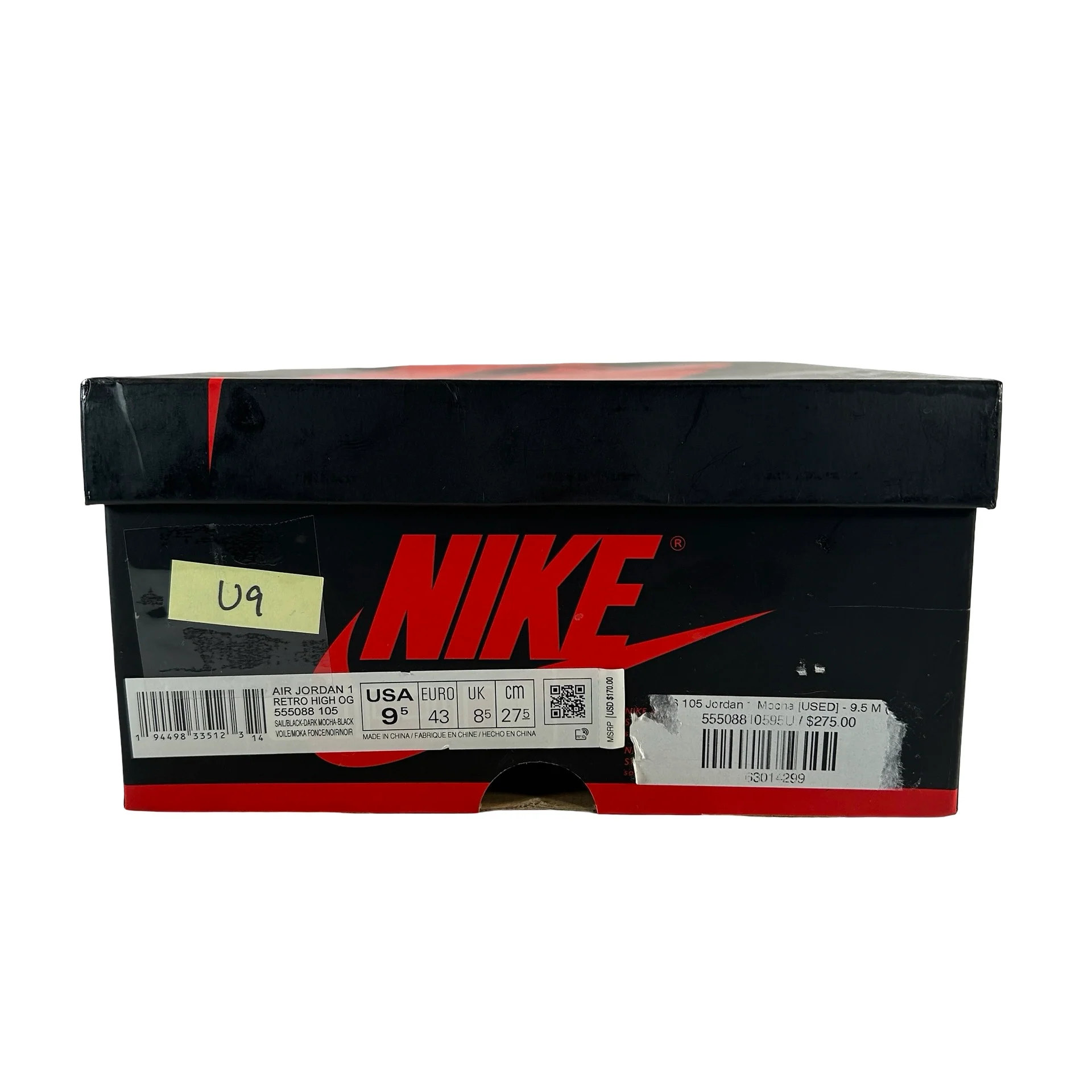 555088 105 Jordan 1 Mocha [USED] - 9.5 M (Used9) - Image 7
