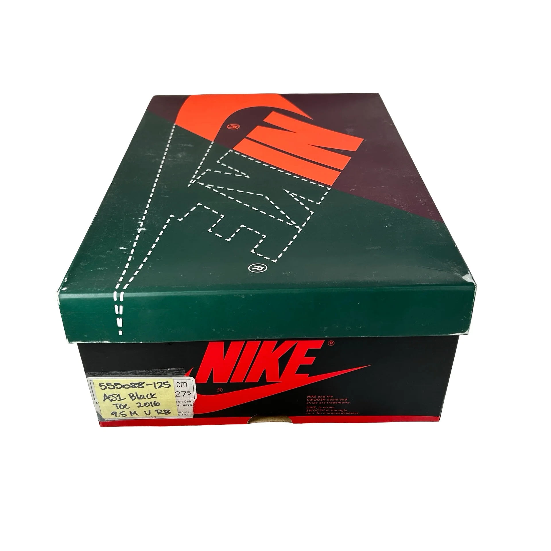 555088 125 Jordan 1 Retro Black Toe (2016) [USED] - 9.5 M (Used) (Replace Box) - Image 7