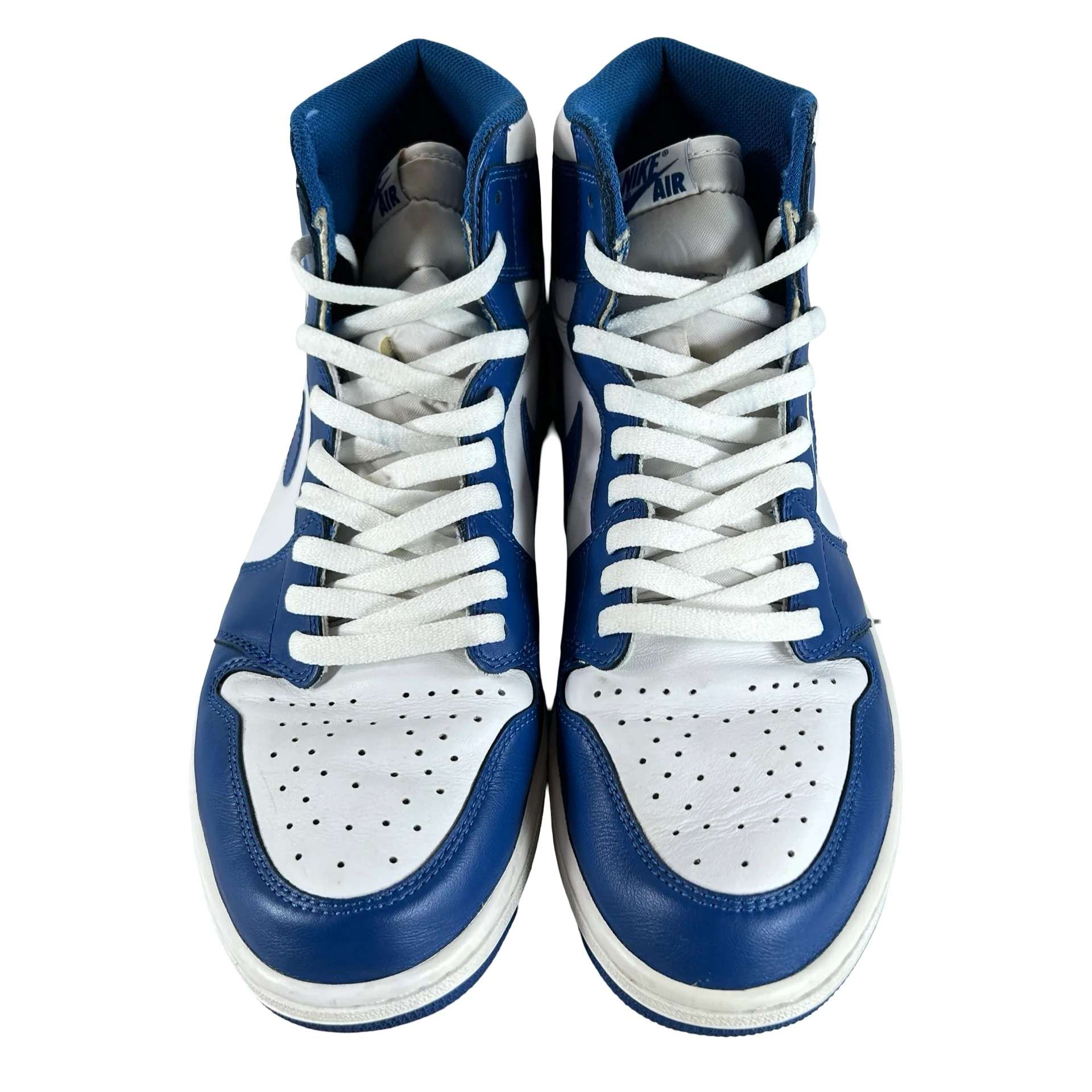 555088 127  Jordan 1 Retro Storm Blue [USED] - 12 M (Used2) - Image 2