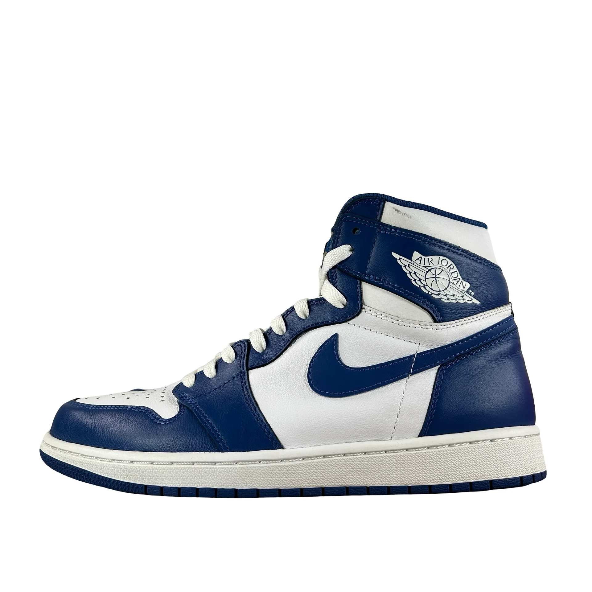 555088 127 Jordan 1 Retro Storm Blue [USED] - 9.5 M (Used) (Replace Box)