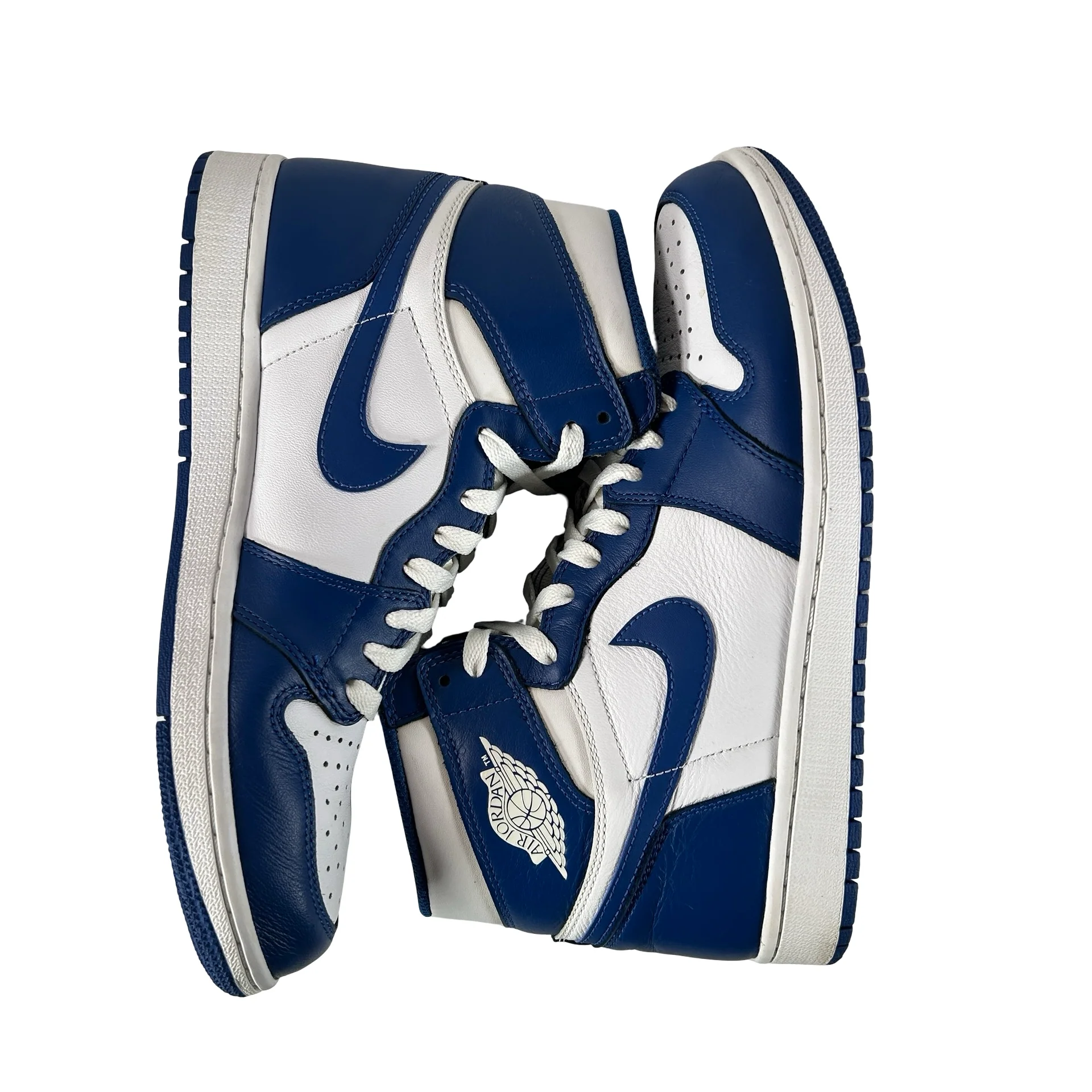 555088 127 Jordan 1 Retro Storm Blue [USED] - 9.5 M (Used) (Replace Box) - Image 5