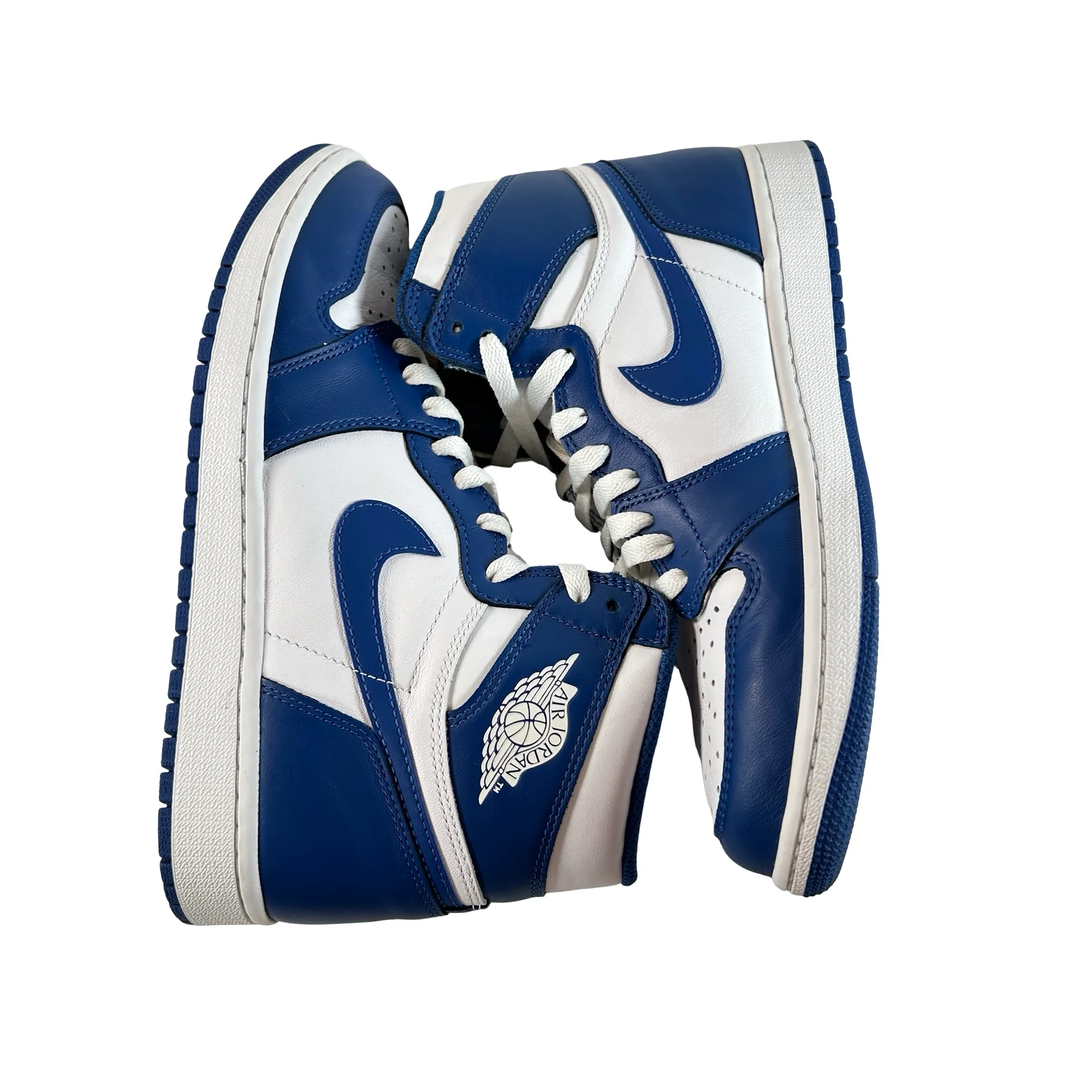 555088 127 Jordan 1 Retro Storm Blue [USED] - 9 M (Used) - Image 5