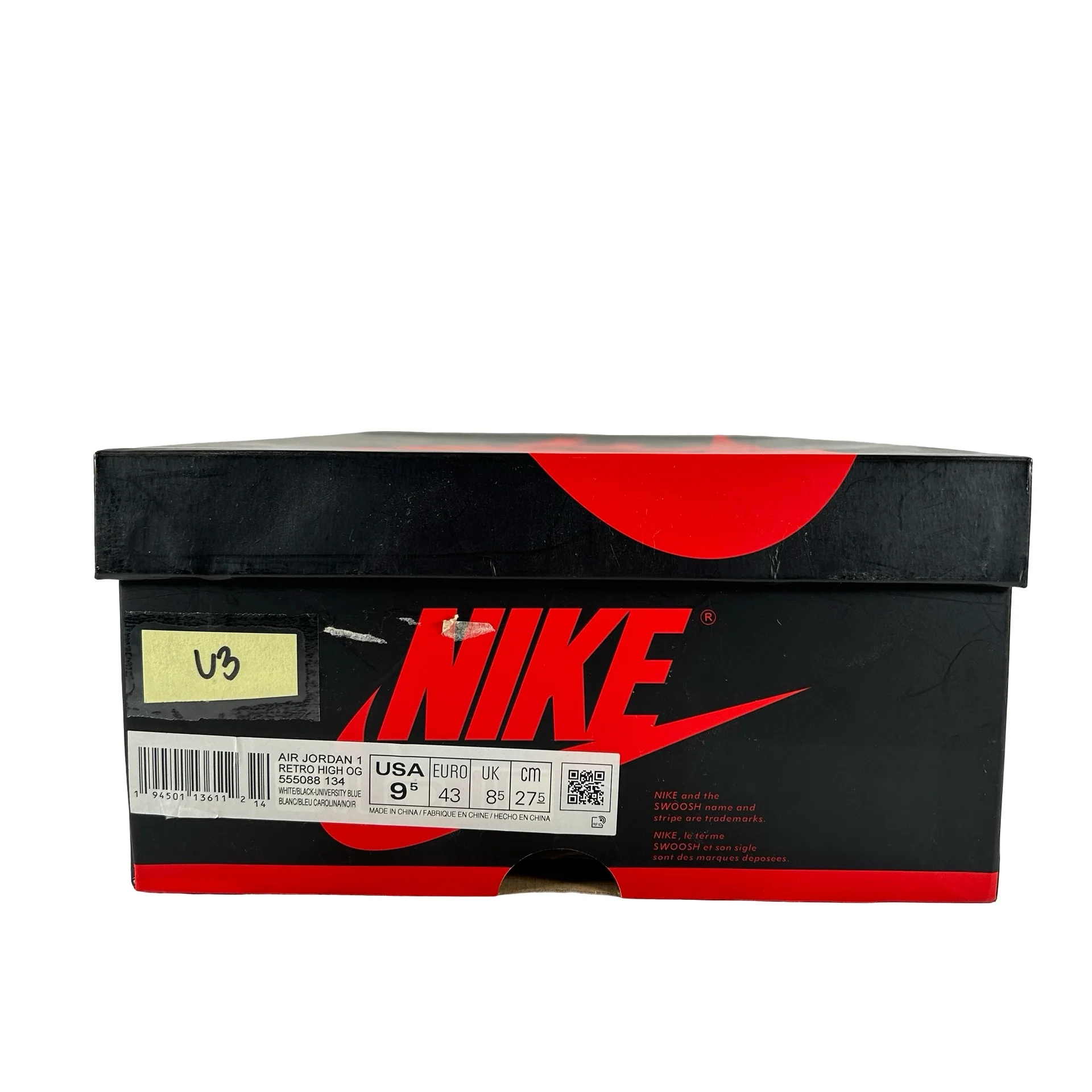 555088 134 Jordan 1 University Blue [USED] - 9.5 M (Used3) - Image 7