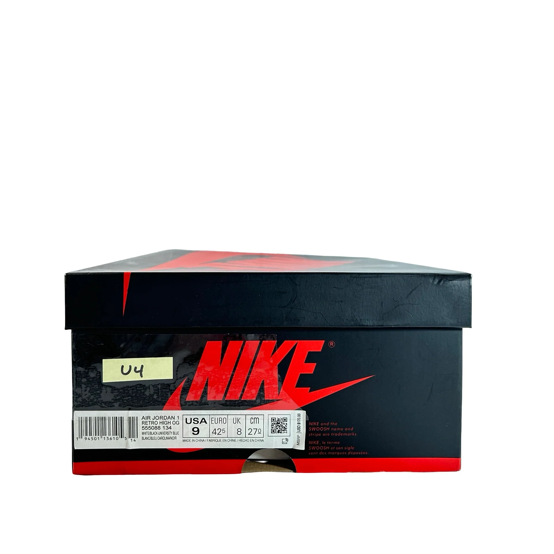 555088 134 Jordan 1 University Blue [USED] - 9 M (Used4) - Image 7