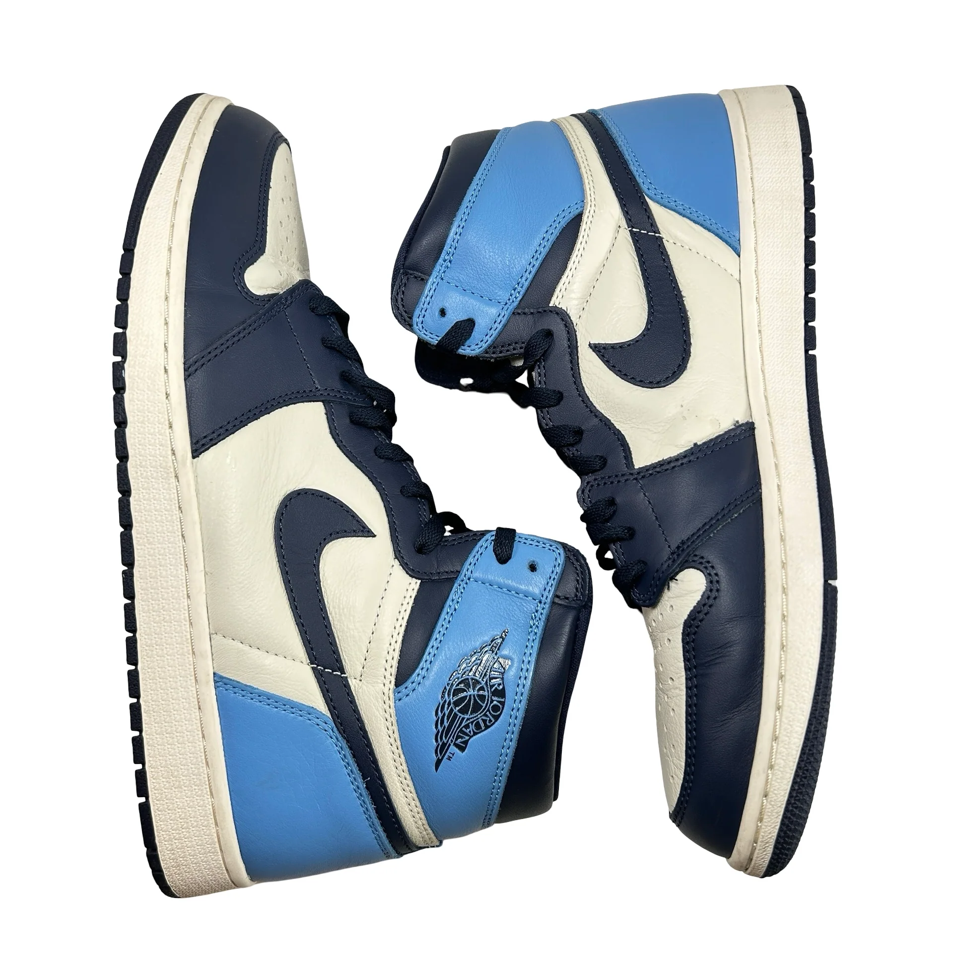 555088 140 Jordan 1 Obsidian UNC [USED] - 12 M (Used) (Replace Box2) - Image 4