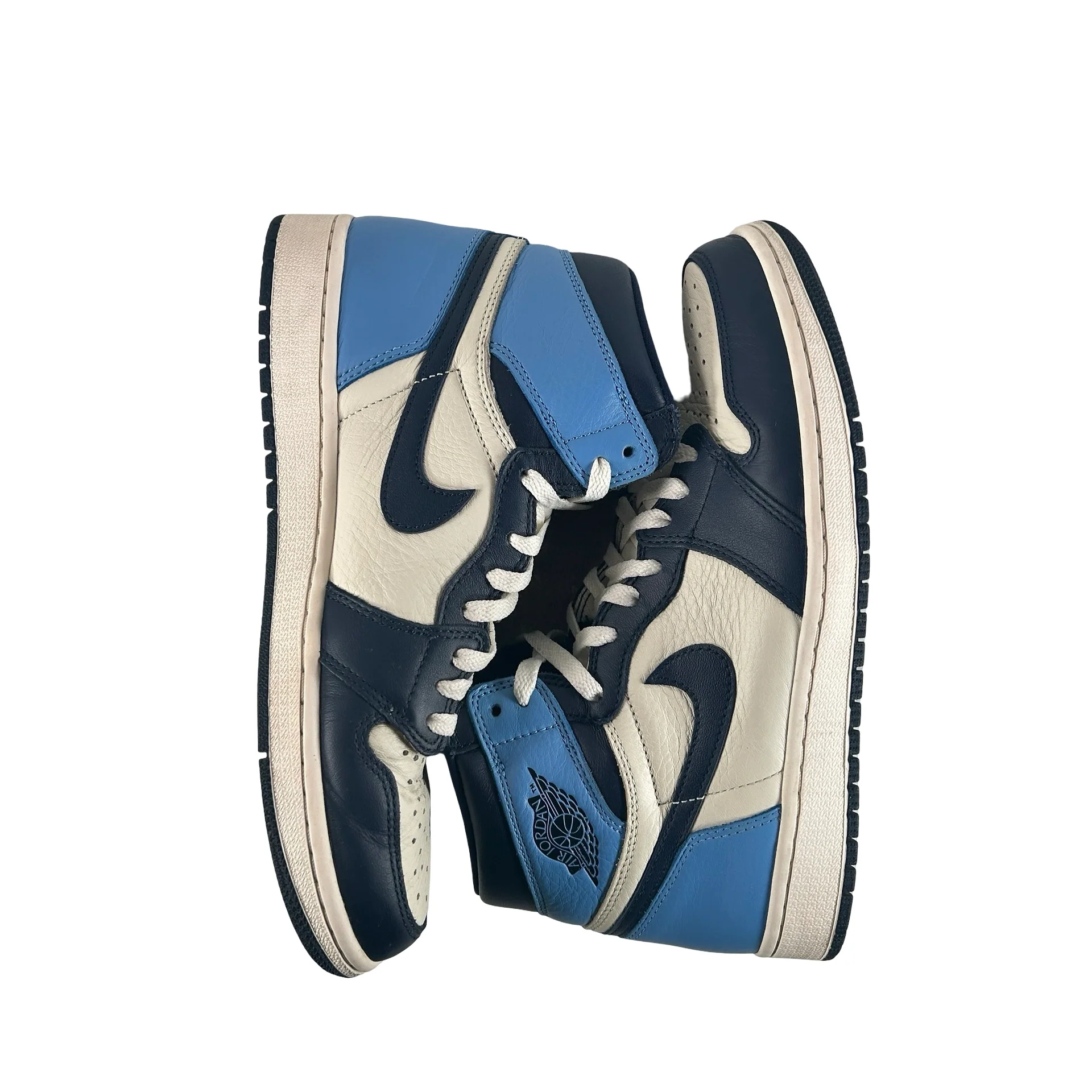 555088 140 Jordan 1 Obsidian UNC [USED] - 9.5 M (Used) (No Box) - Image 5