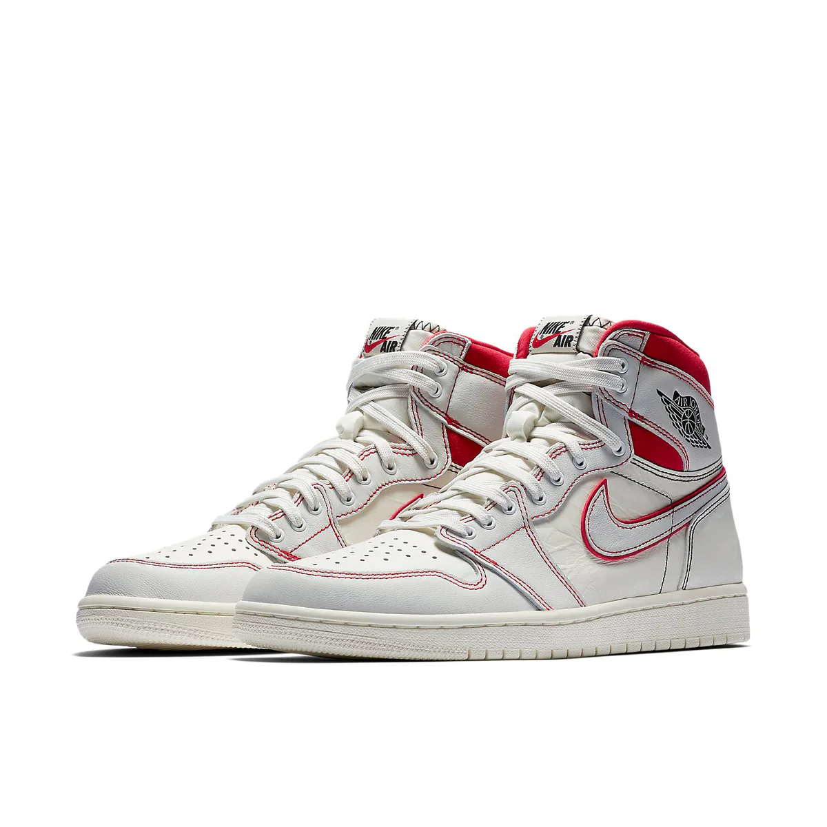 555088 160 Jordan 1 Retro High Phantom Gym Red - Image 3